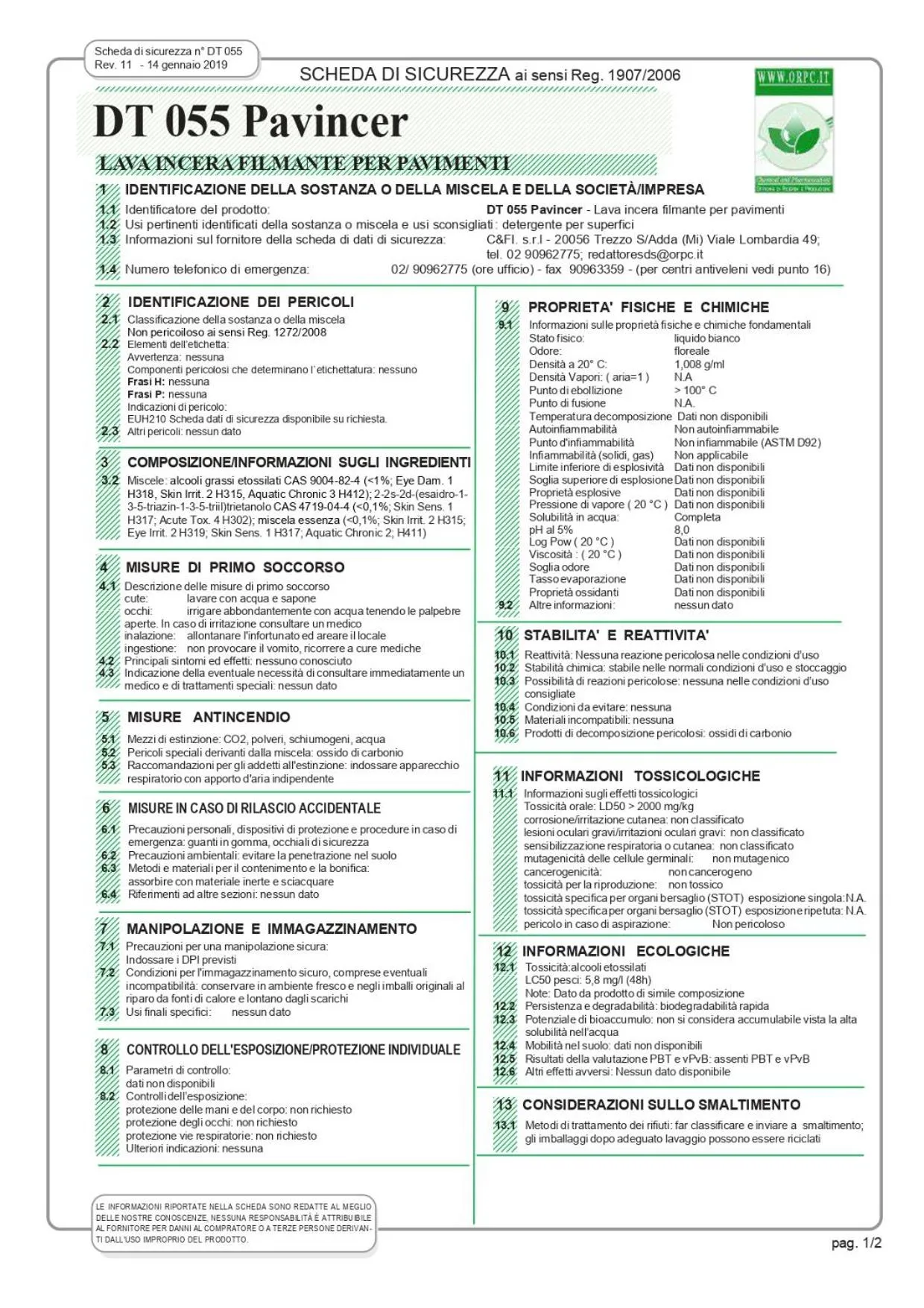 Certificate/Award in San Demetrio