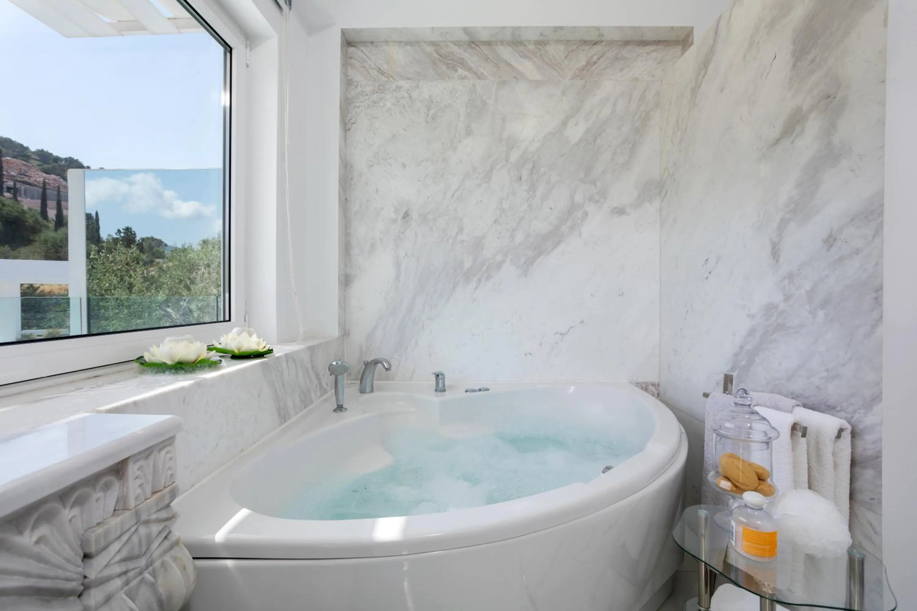 Hot Tub in Dion Villa Zakynthos Greece