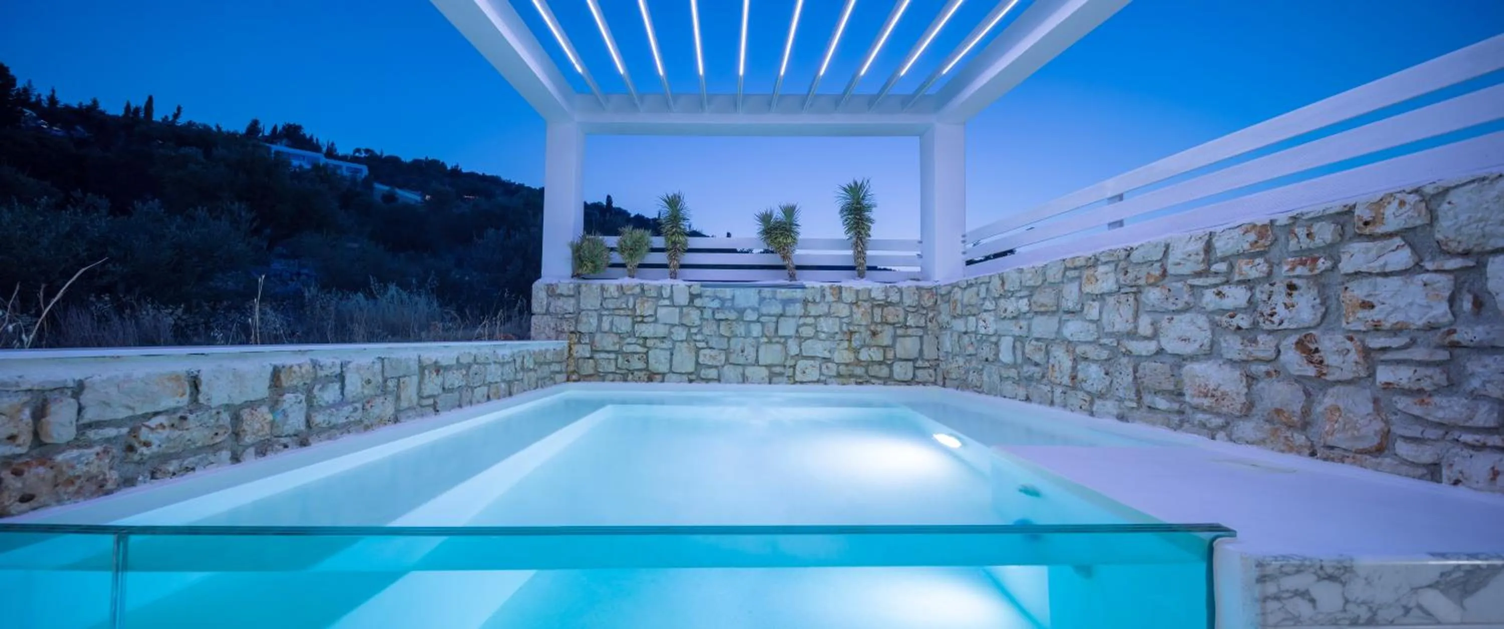 Swimming pool in Dion Villa Zakynthos Greece