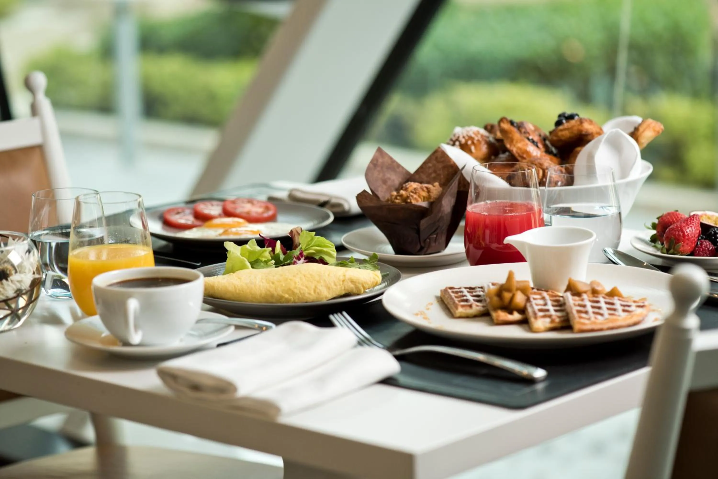 Breakfast in Mondrian Doha