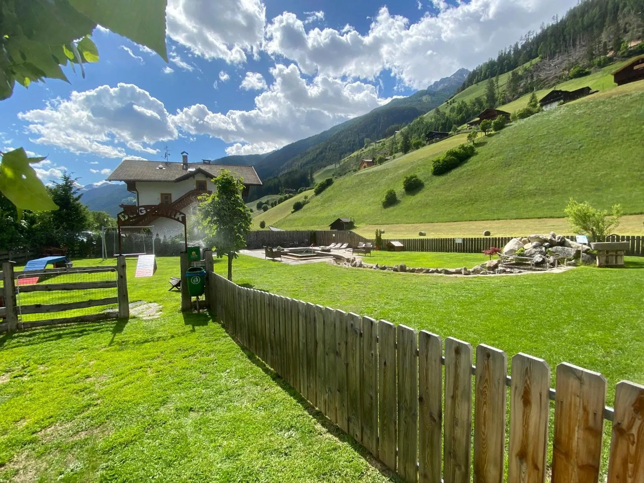 Garden view in Hotel Sonja