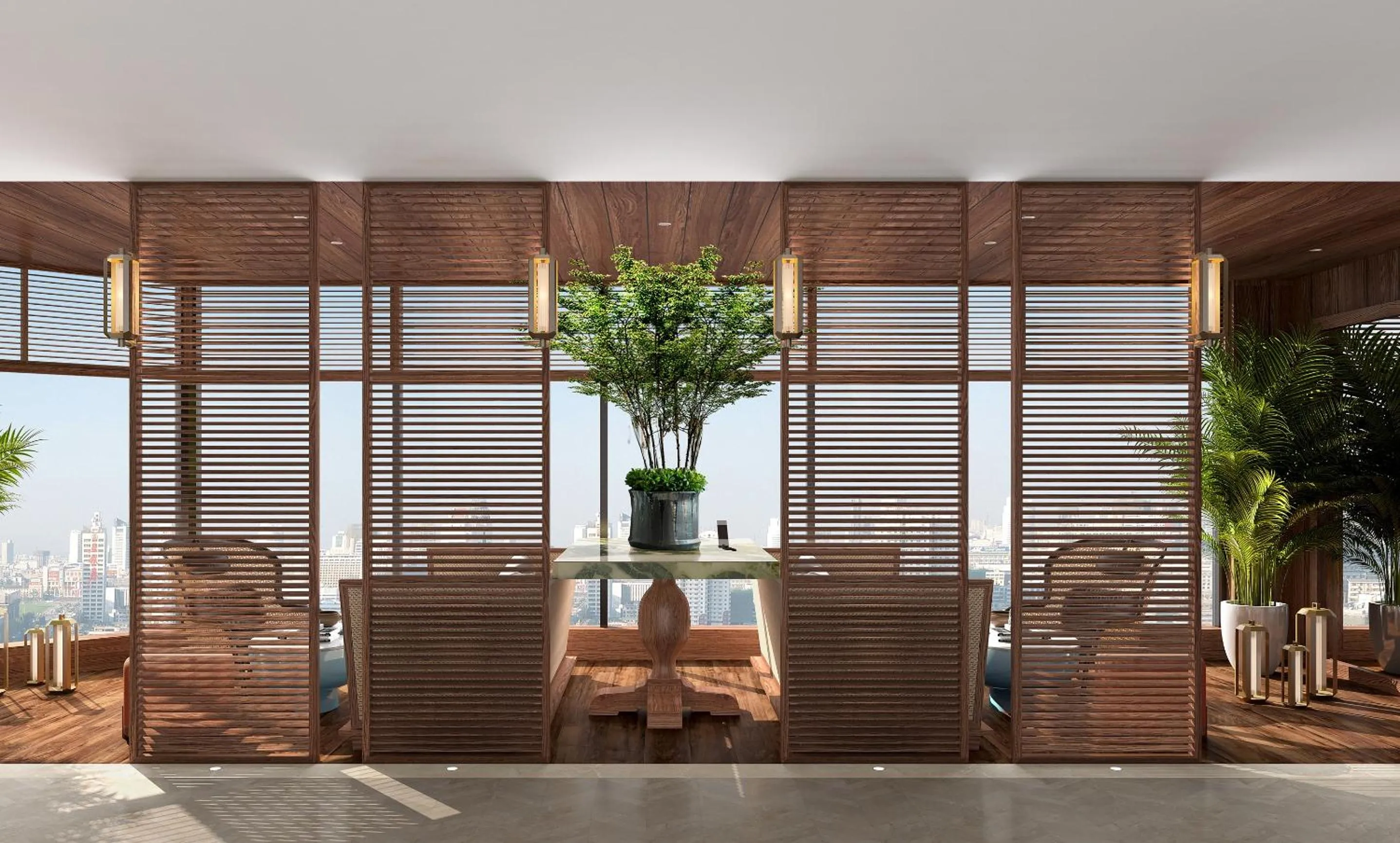 Lobby or reception in Grand Hyatt Singapore