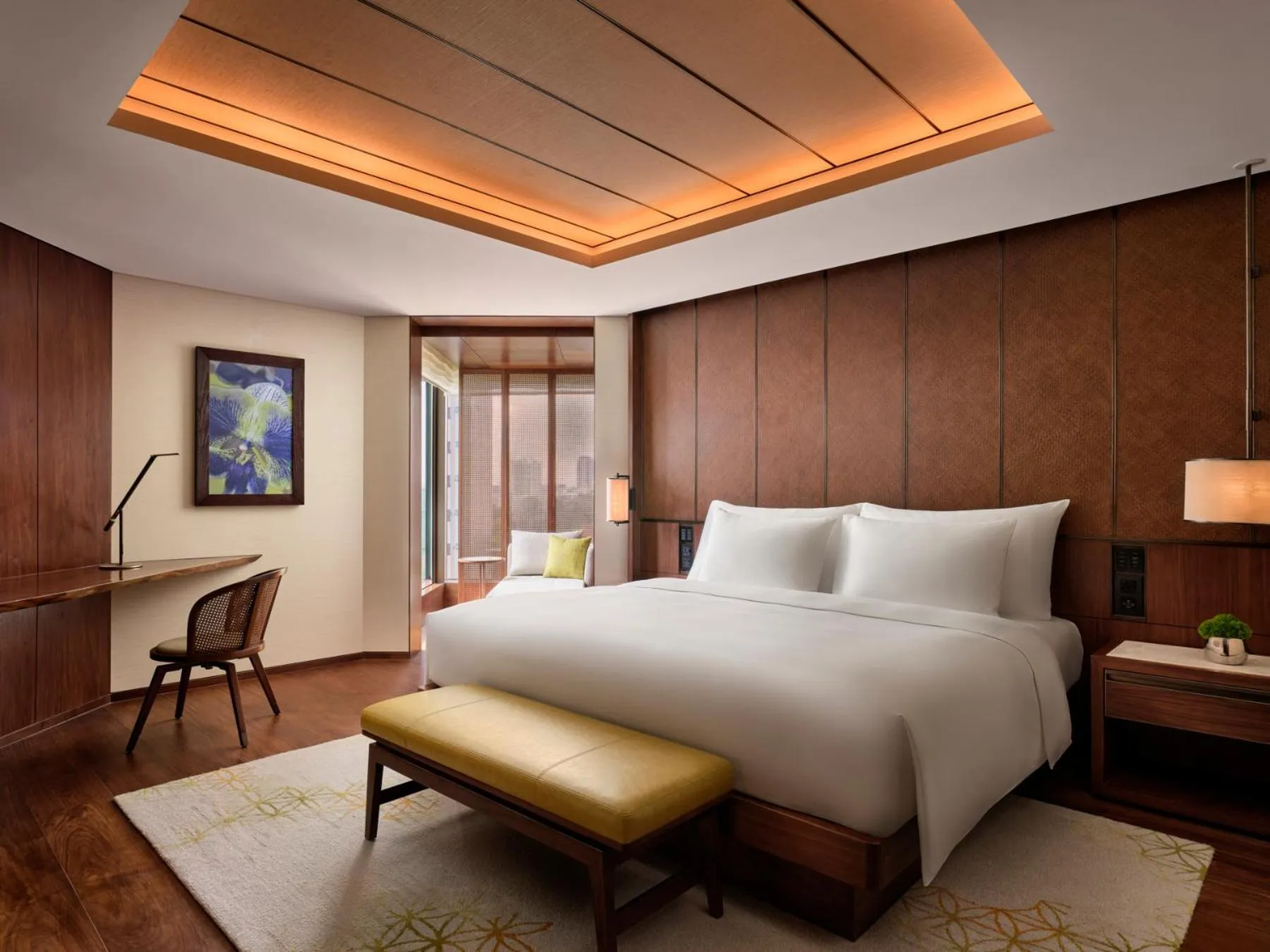 Bedroom, Bed in Grand Hyatt Singapore