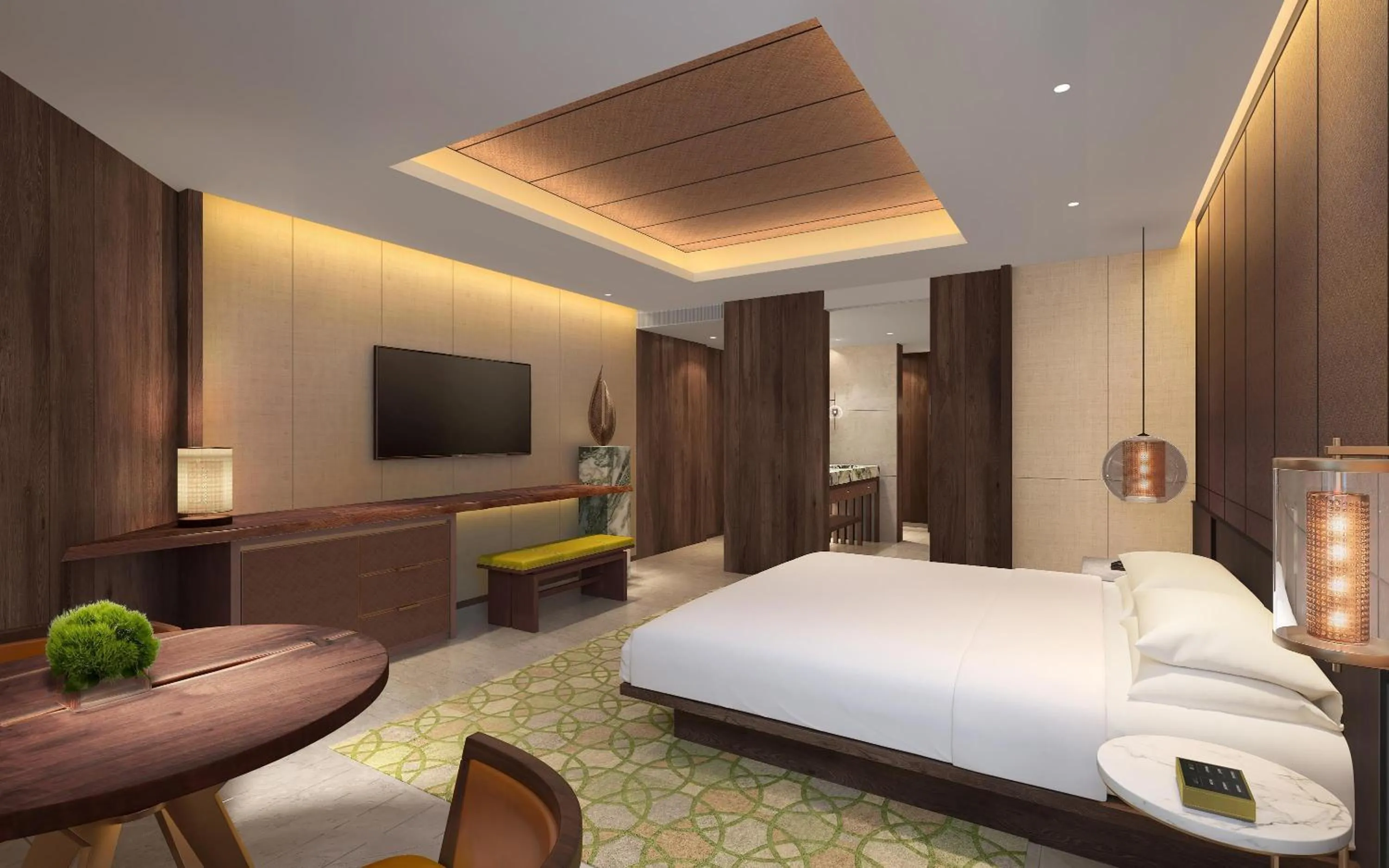 Bedroom, Bed in Grand Hyatt Singapore