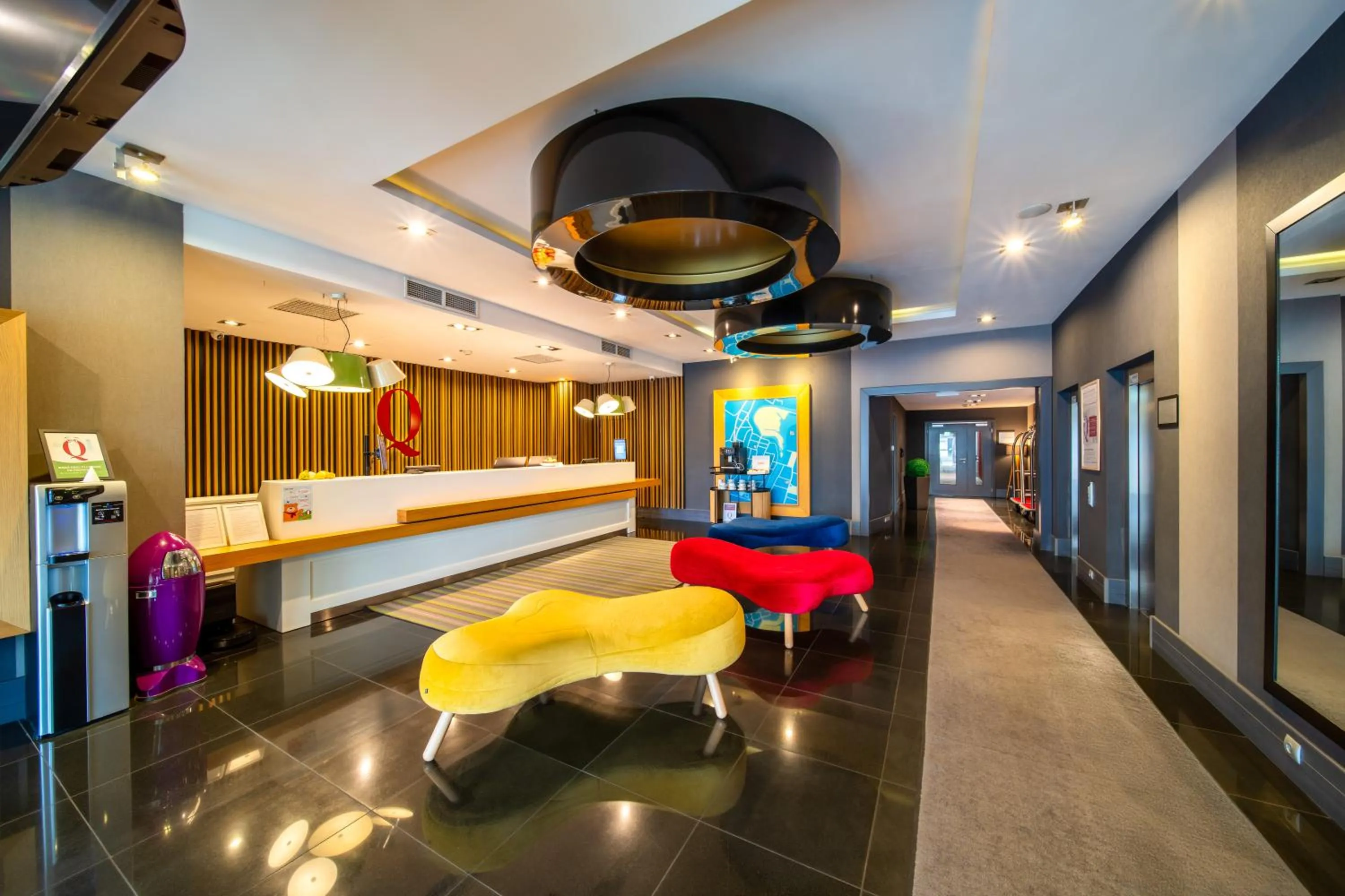 Lobby or reception in Qubus Hotel Bydgoszcz