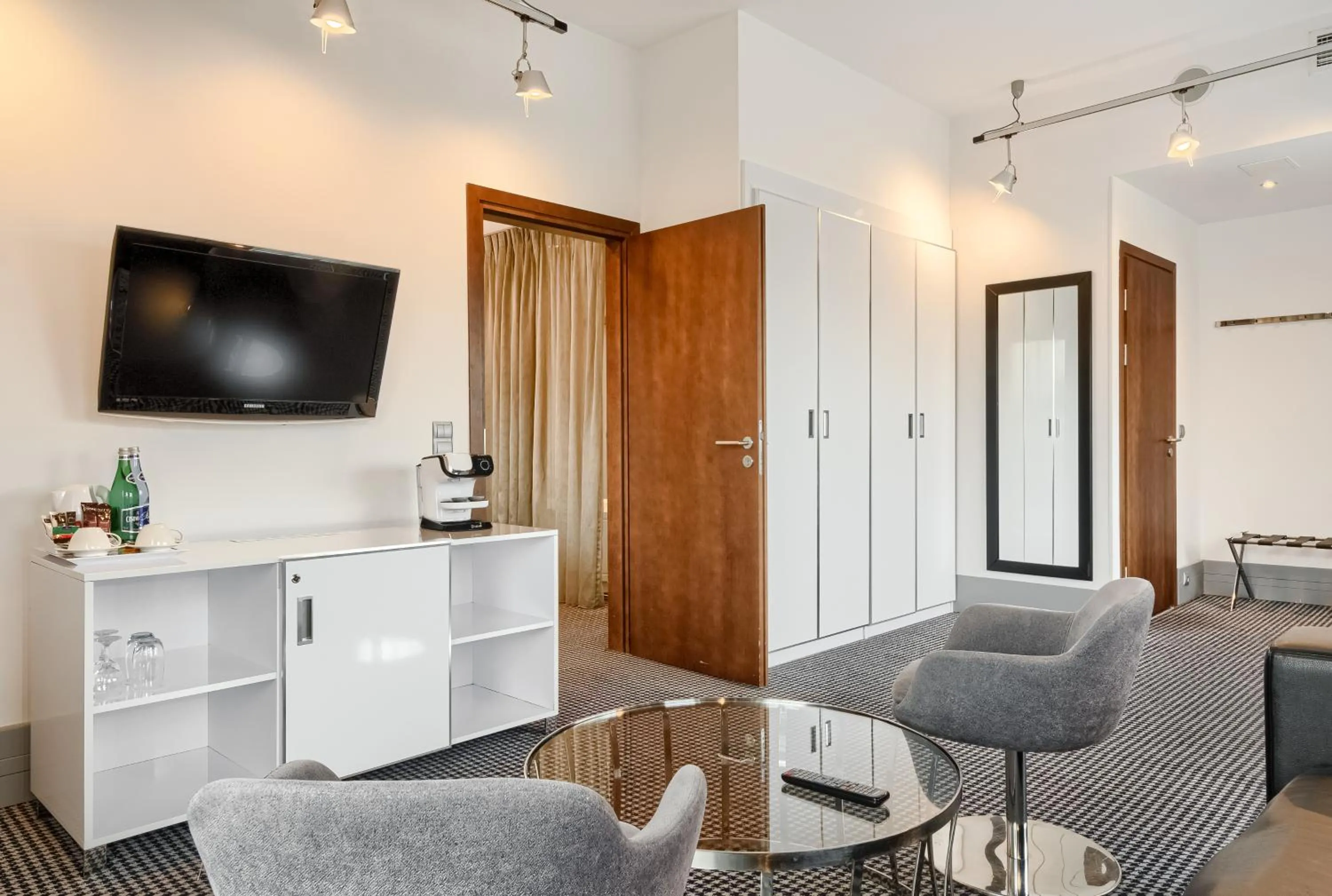 Seating area in Qubus Hotel Bydgoszcz