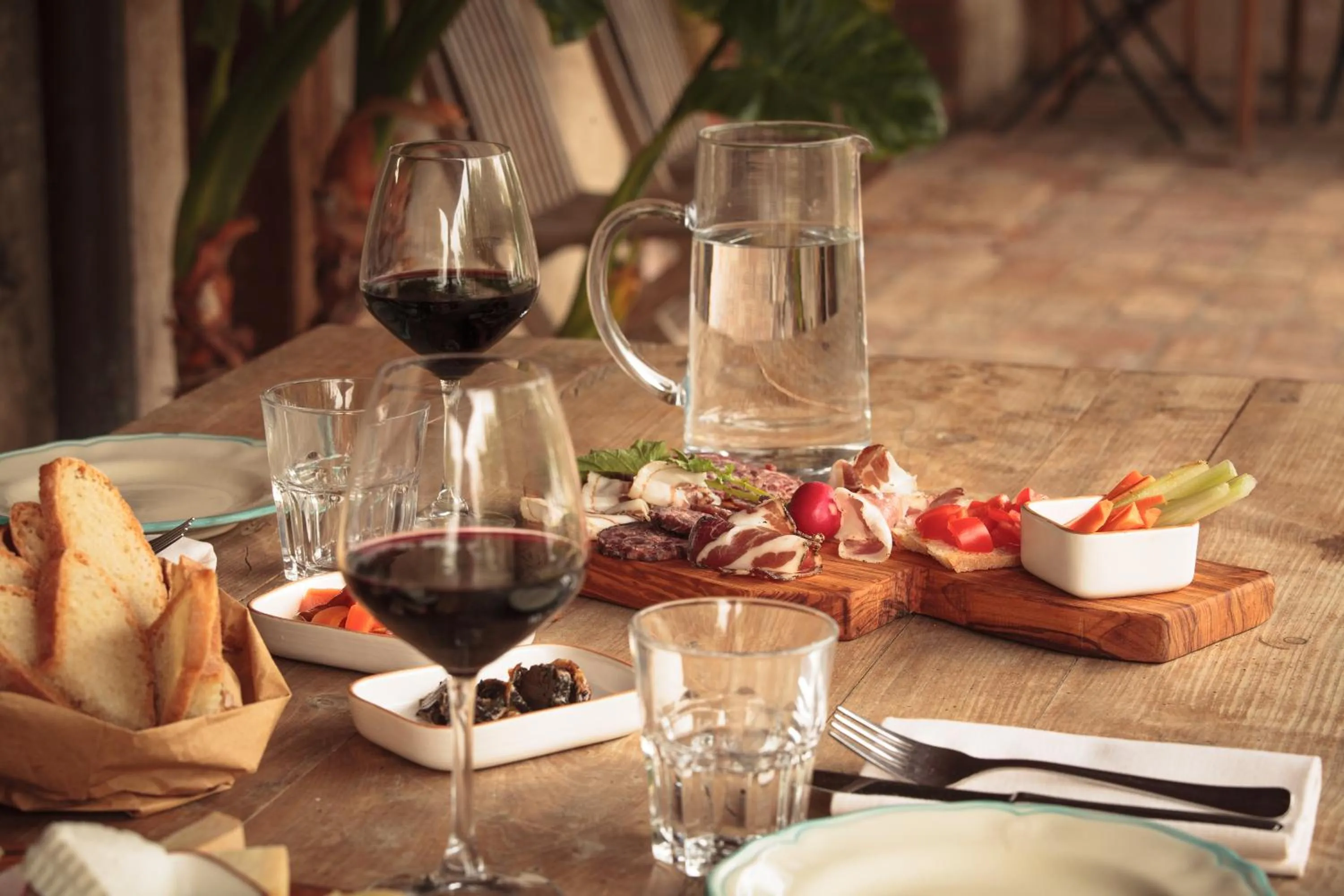 Food and drinks in Agriturismo Bio Aia della Colonna