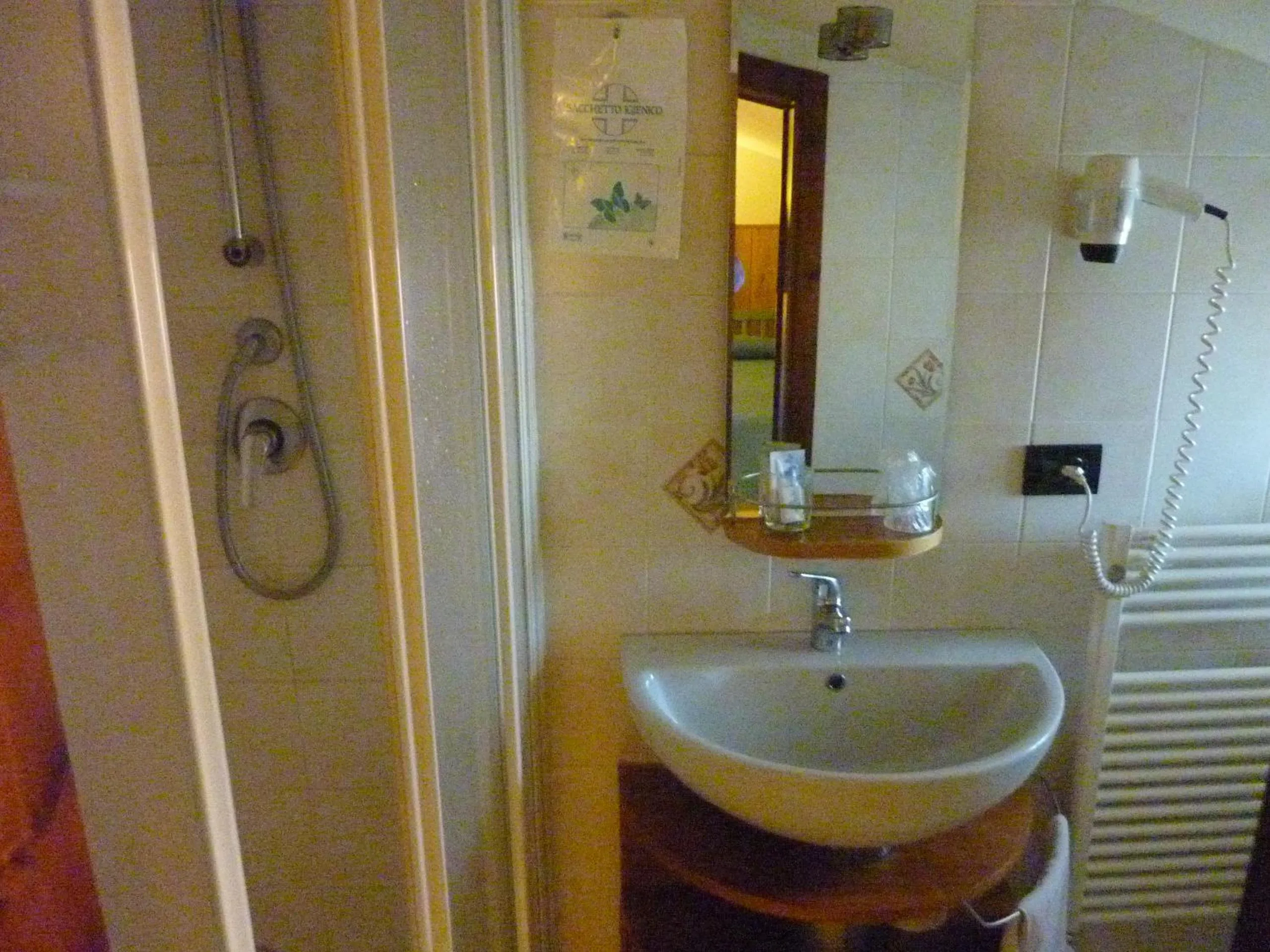 Bathroom in Albergo Il Cochino