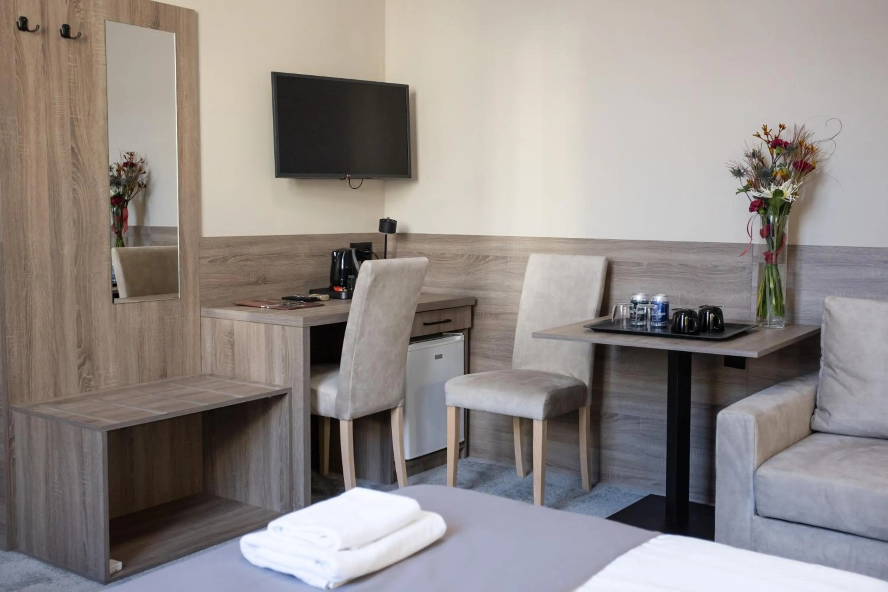 Bed in Hotel Maksymilian