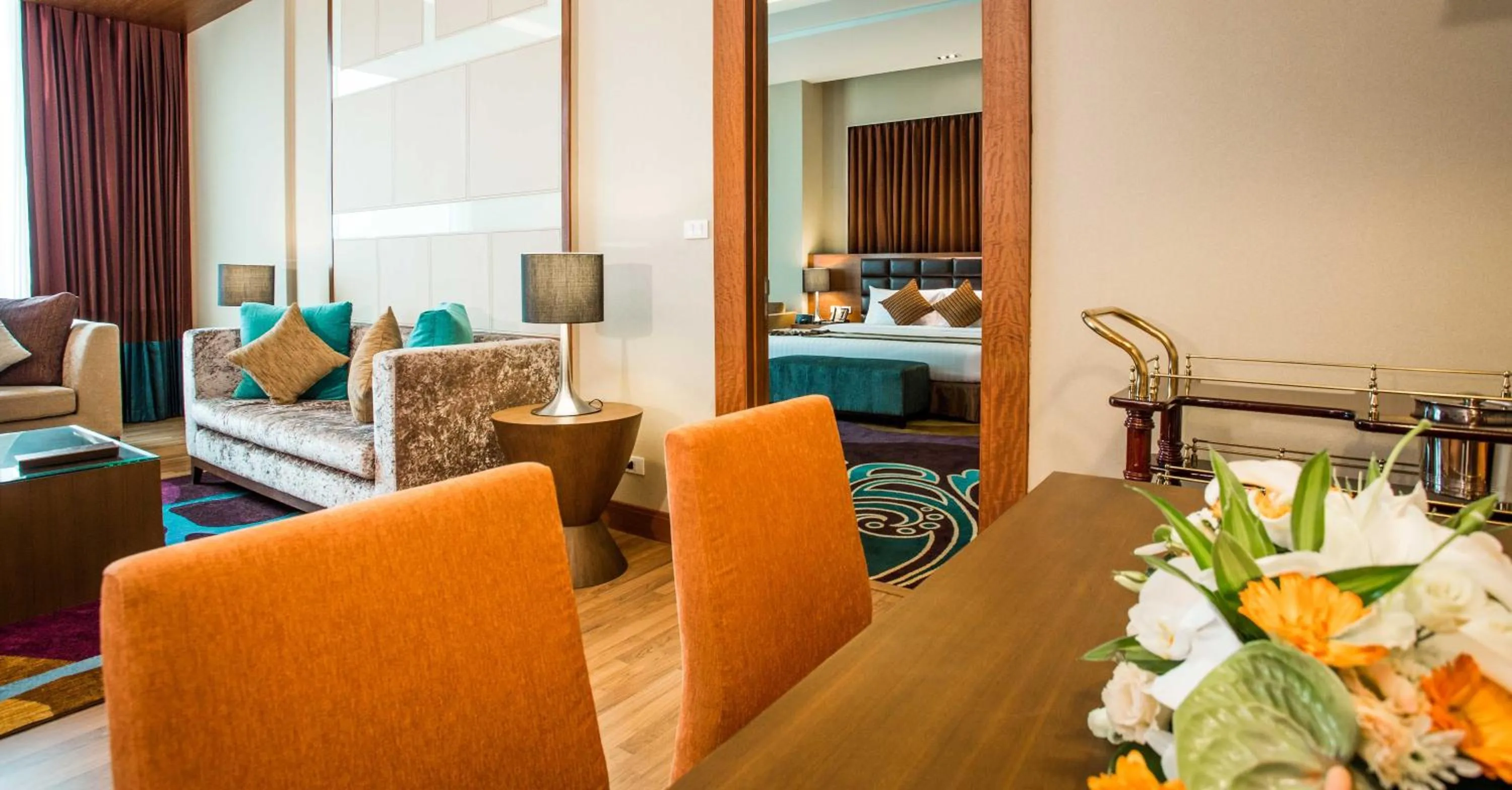 Photo of the whole room in The Grand Fourwings Convention Hotel Bangkok