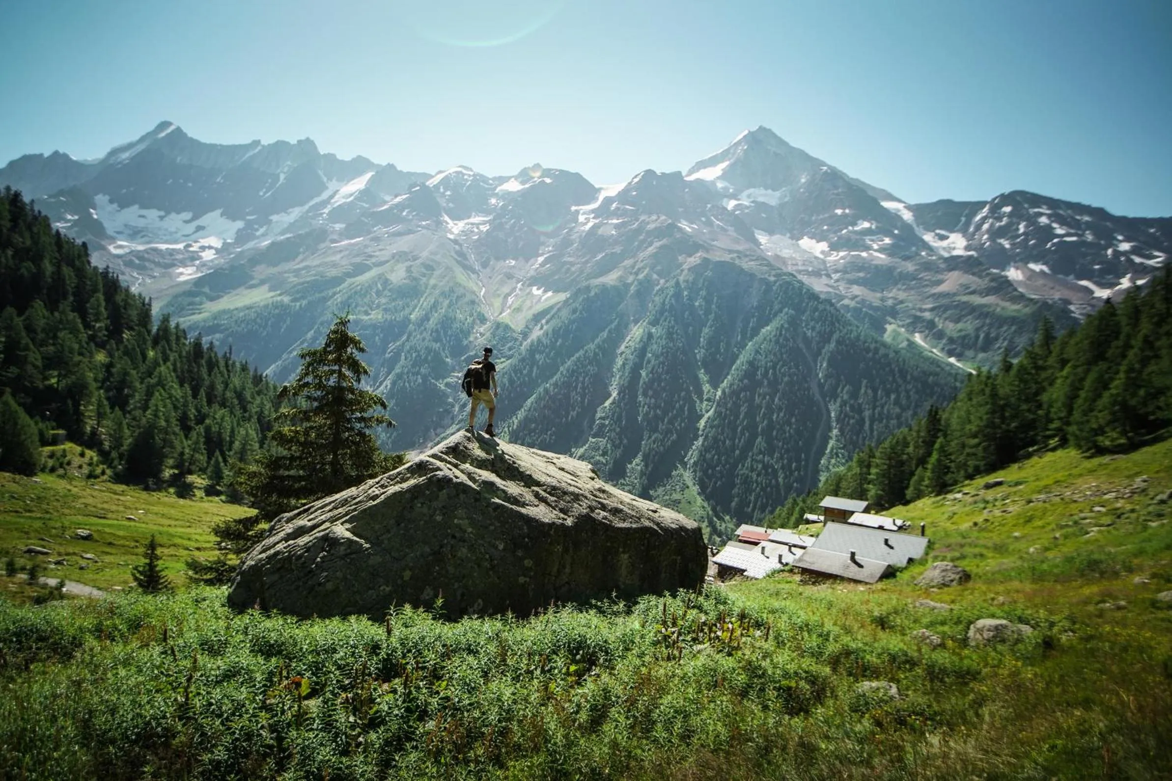 Natural landscape in Hotel Nest- und Bietschhorn