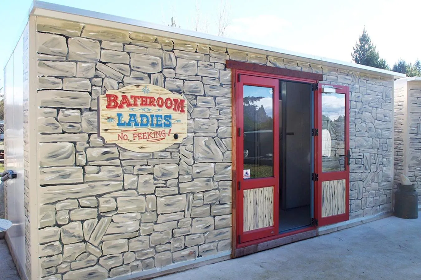 Bathroom in Lake Ruataniwha Holiday Park