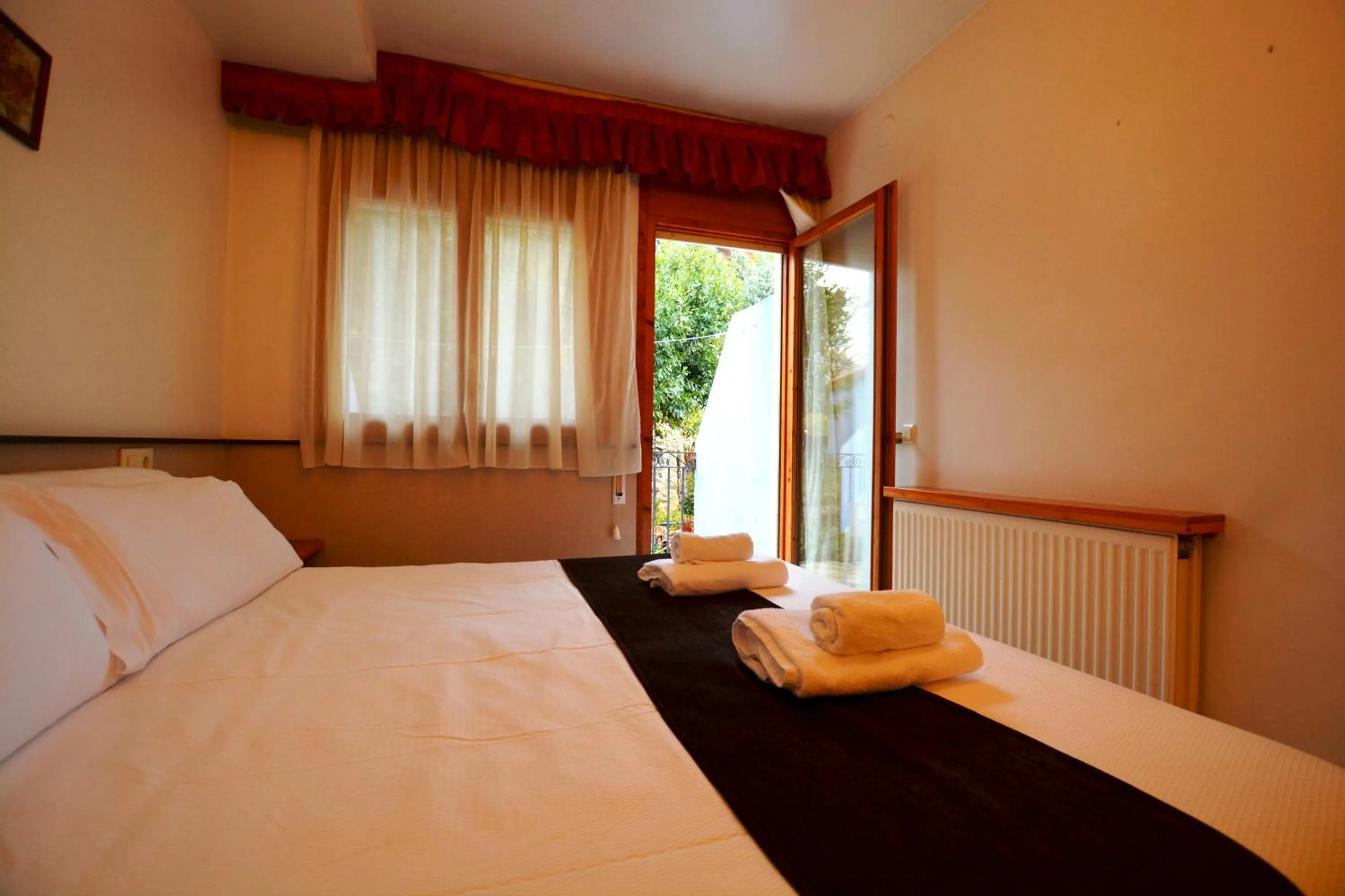 Bed in Hotel Posada Guadalupe