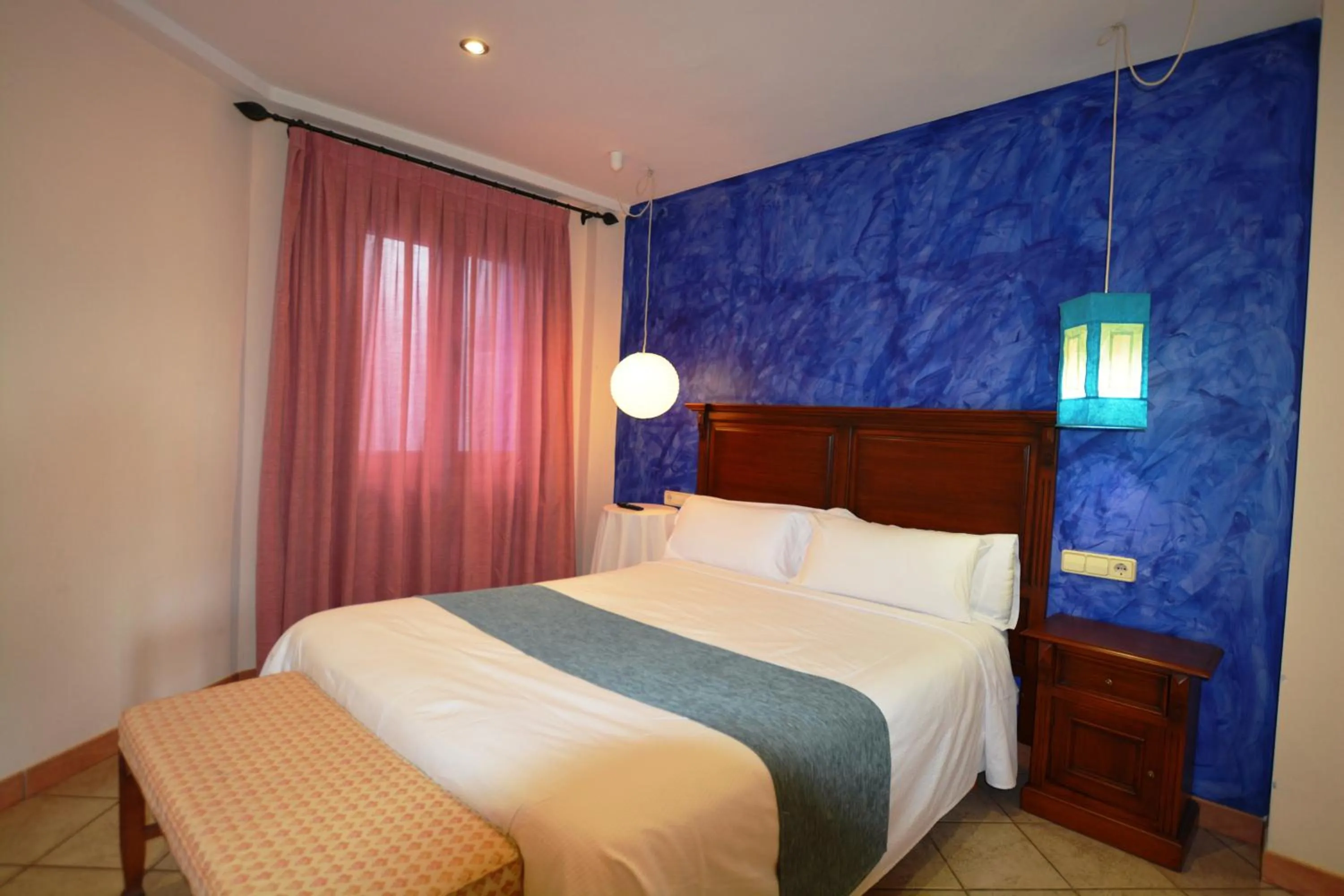 Bed in Hotel Posada Guadalupe