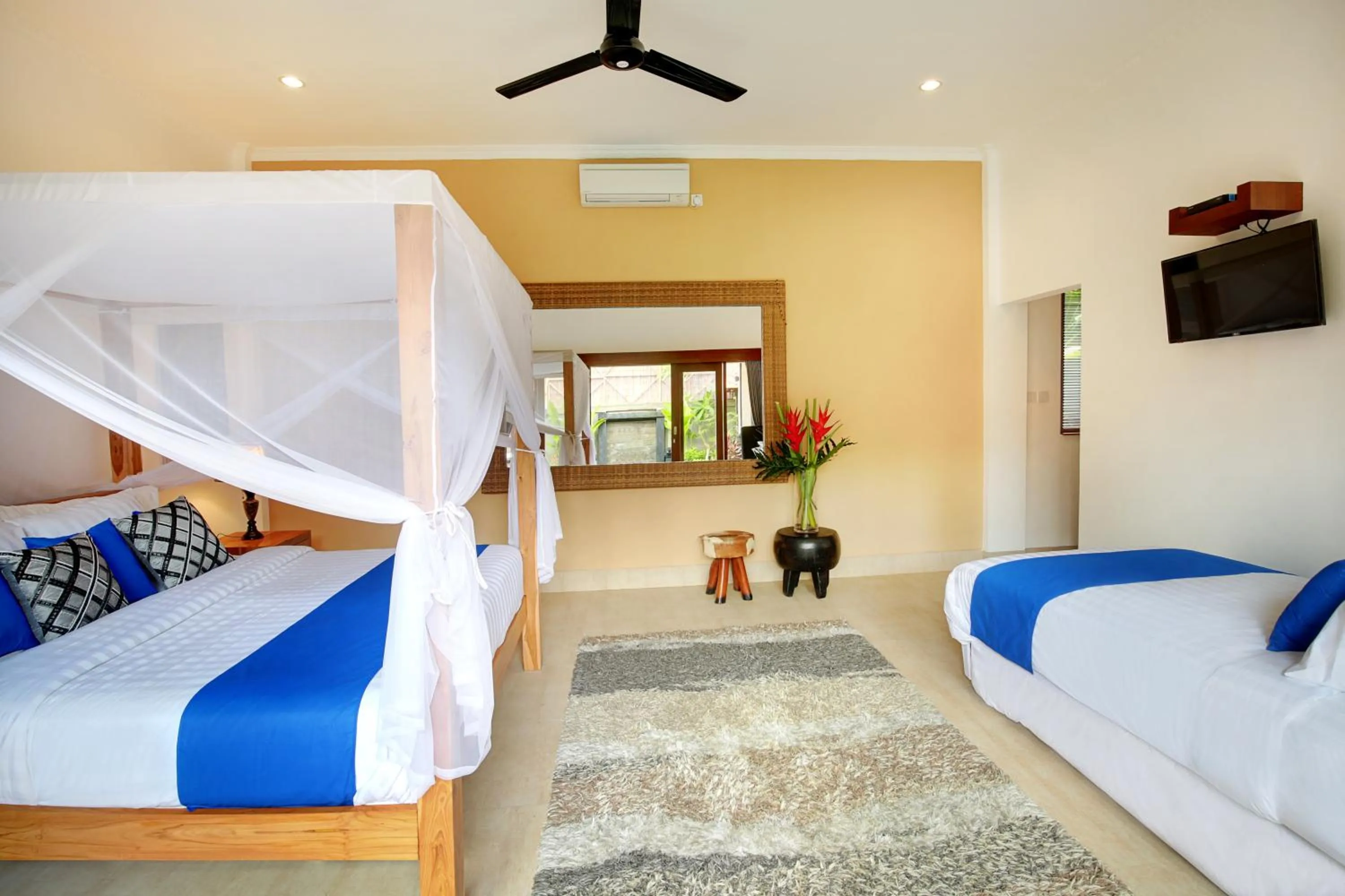 Bed in Concetta Villa Seminyak Beachside By Bali Asia Villa