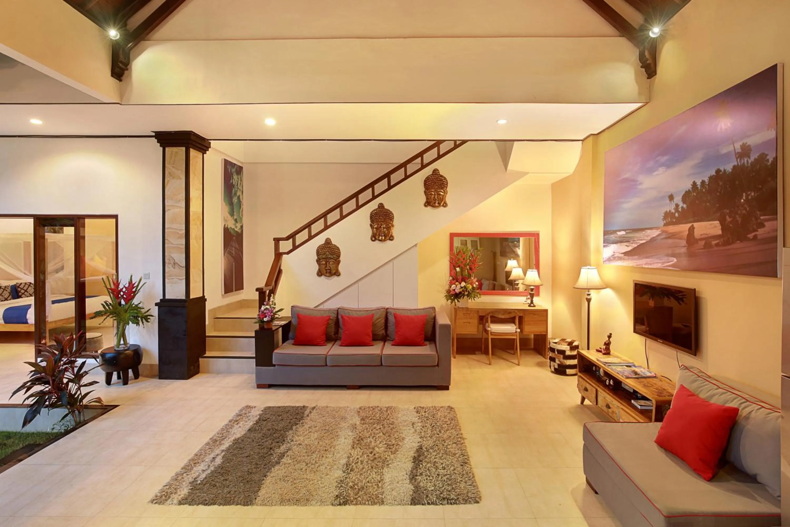 Living room in Concetta Villa Seminyak Beachside By Bali Asia Villa