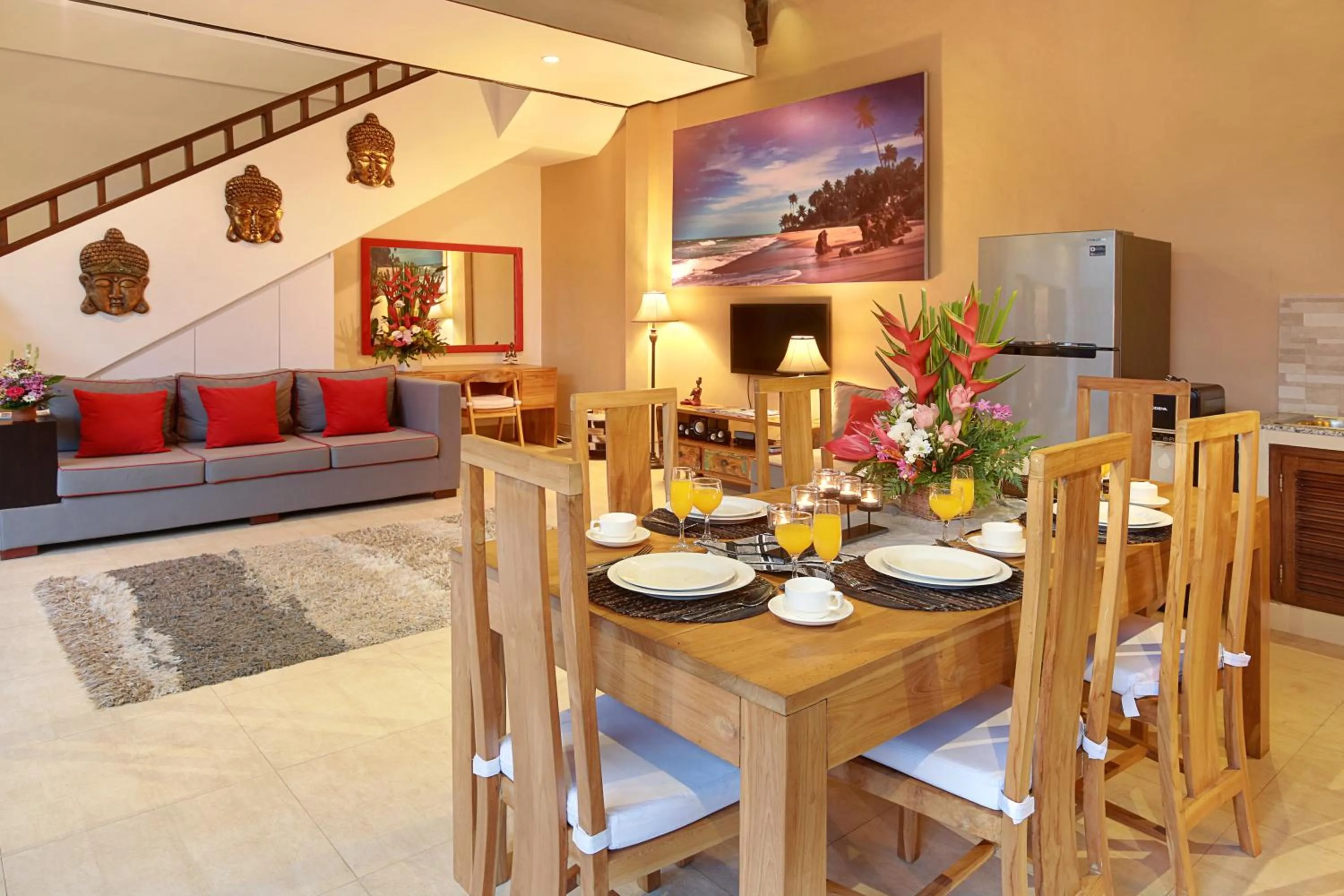 Dining area in Concetta Villa Seminyak Beachside By Bali Asia Villa