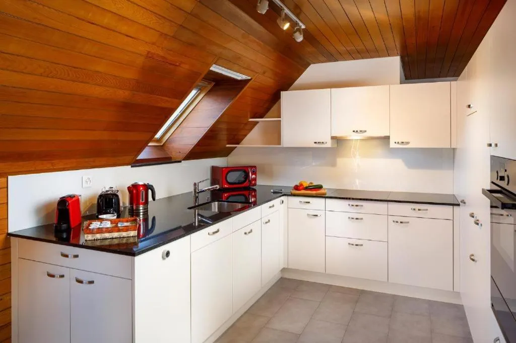 Kitchen or kitchenette in Residence zum Löwen