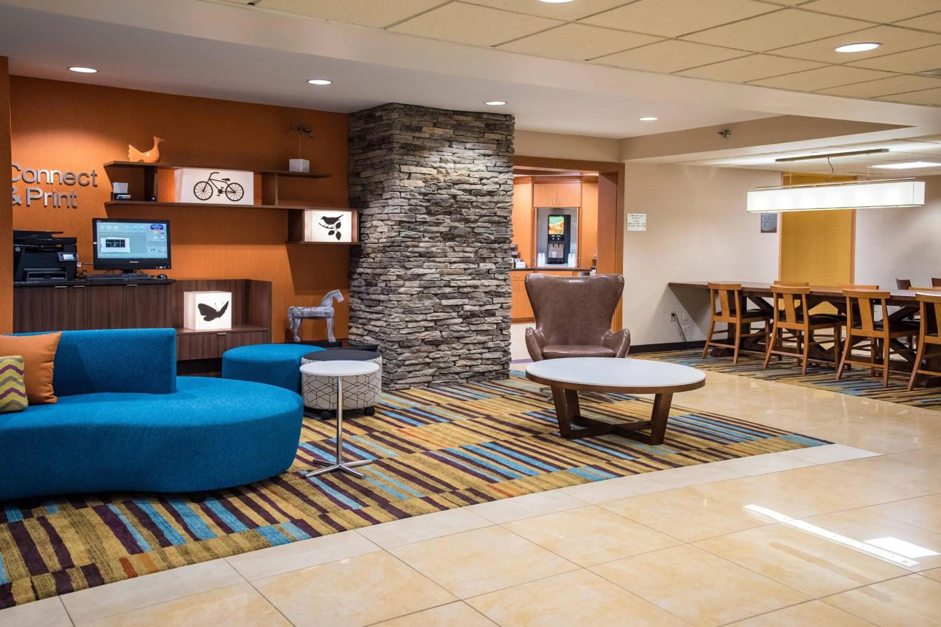 Lobby or reception in Fairfield Inn & Suites by Marriott Knoxville/East