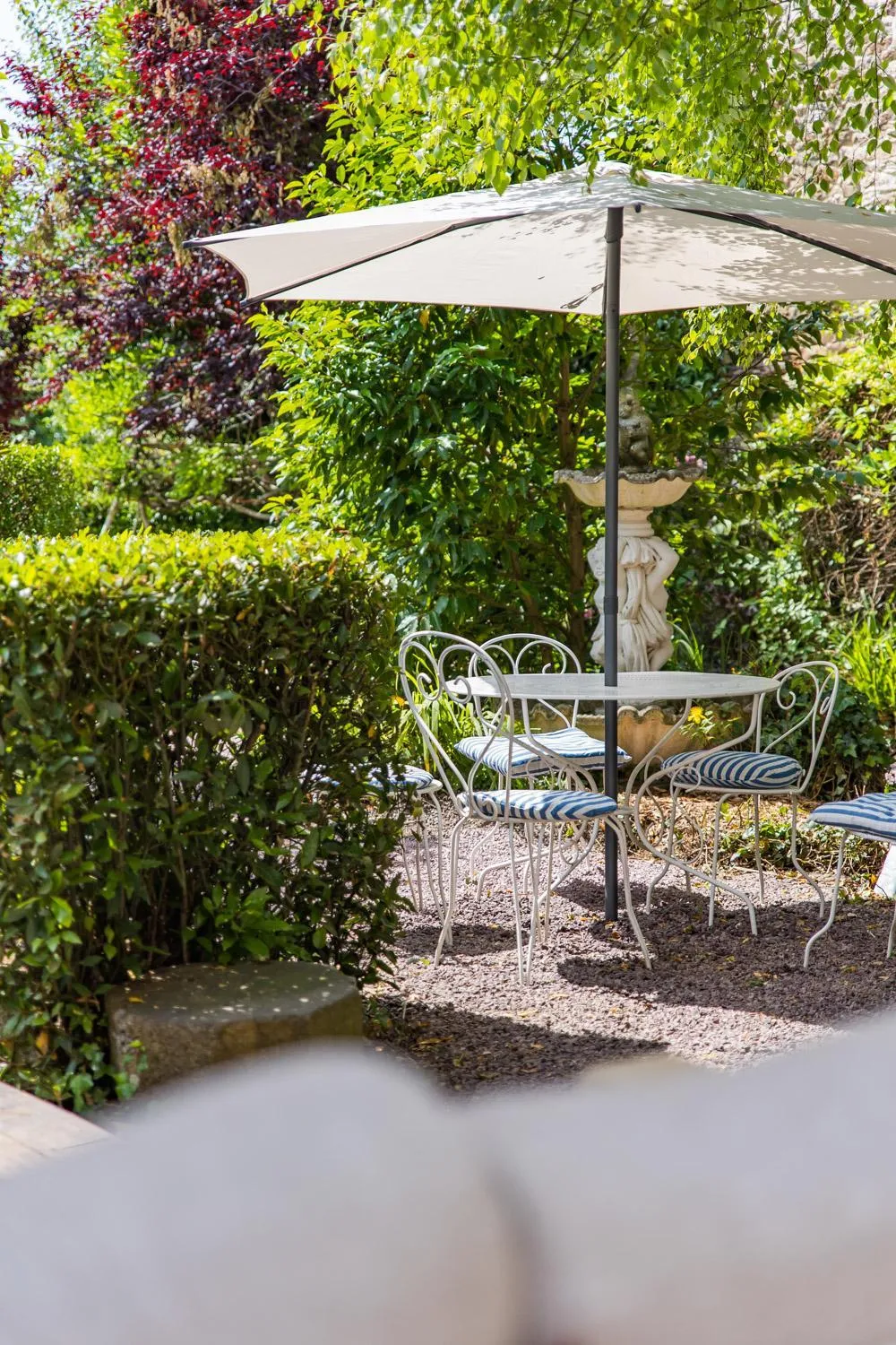 Garden in Hôtel Le D'Avaugour