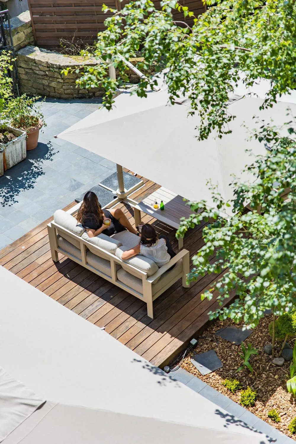 Balcony/Terrace in Hôtel Le D'Avaugour