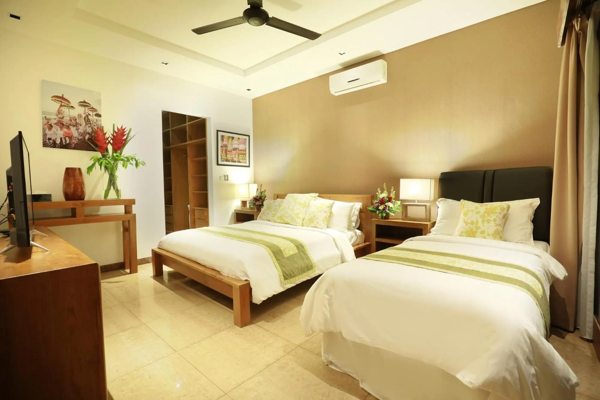 Bedroom, Bed in Villa The Hotman Paris II Seminyak