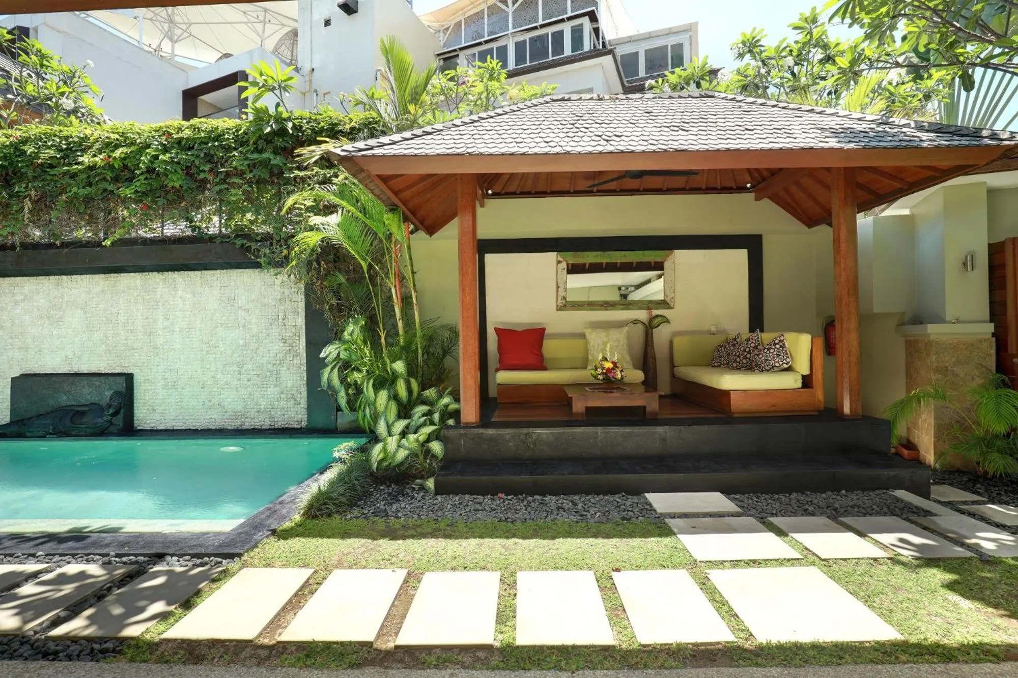 Seating area in Villa The Hotman Paris II Seminyak