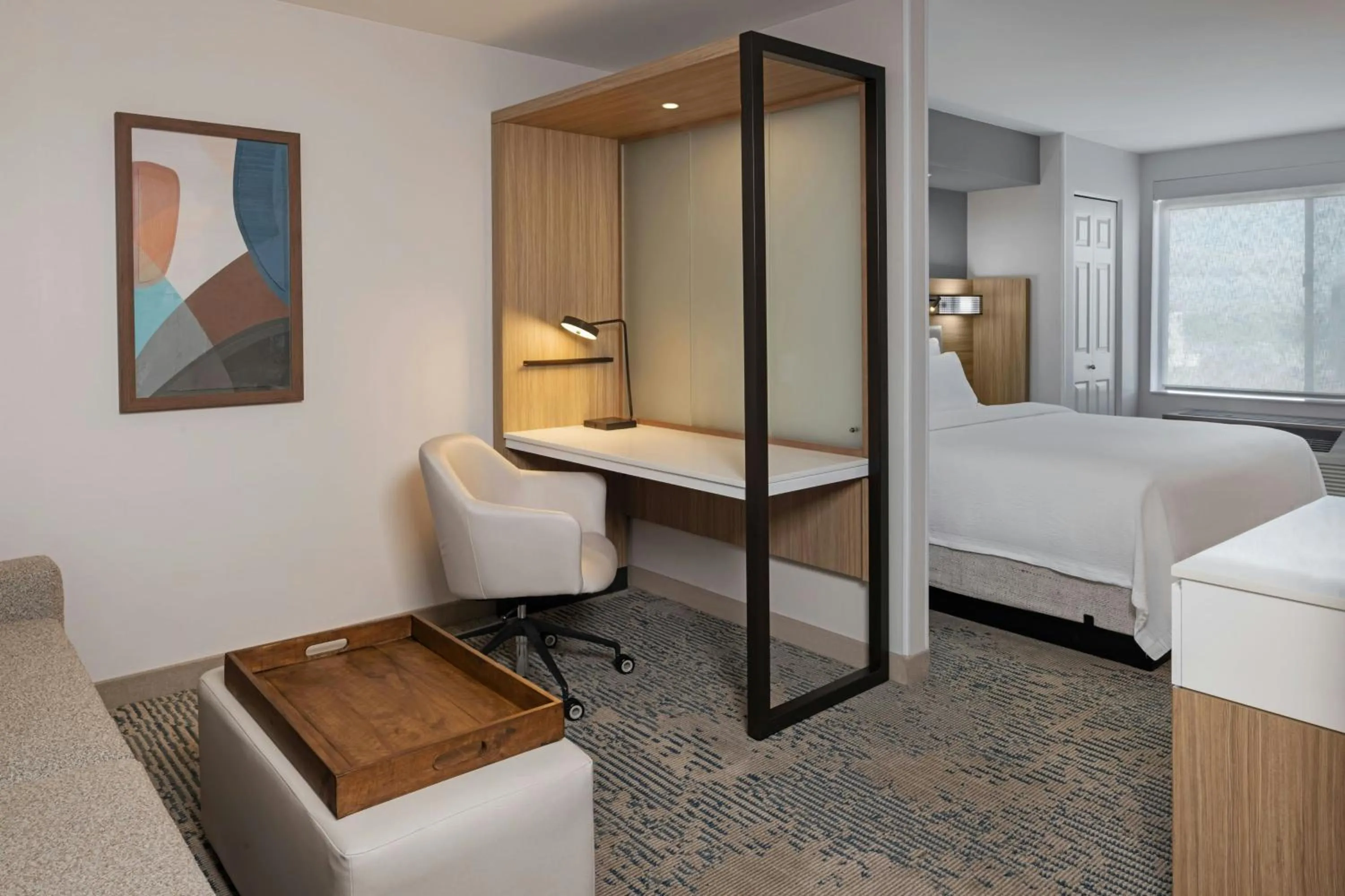 Living room, Bed in SpringHill Suites by Marriott Lancaster Palmdale