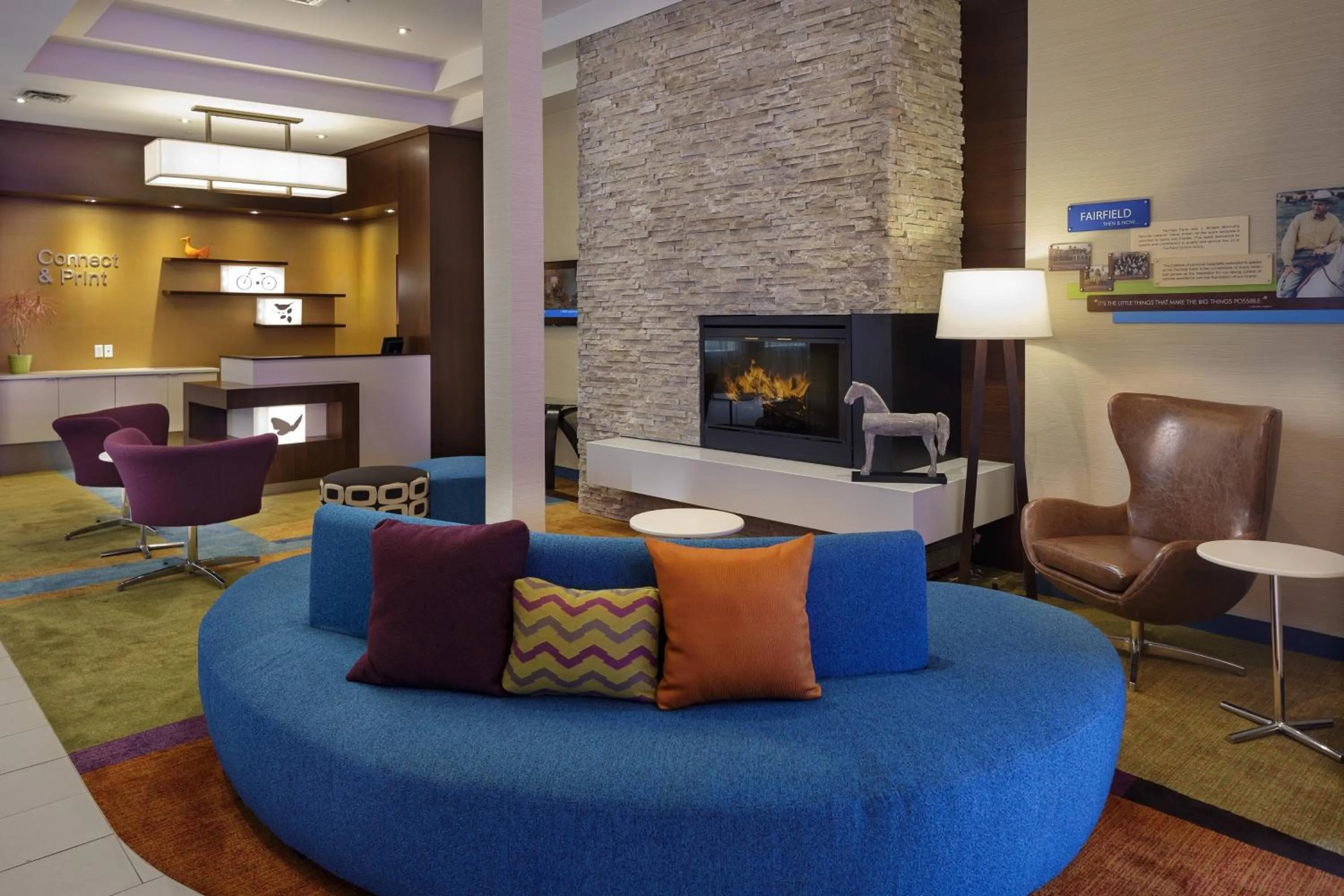 Lobby or reception in Fairfield Inn & Suites by Marriott Belleville
