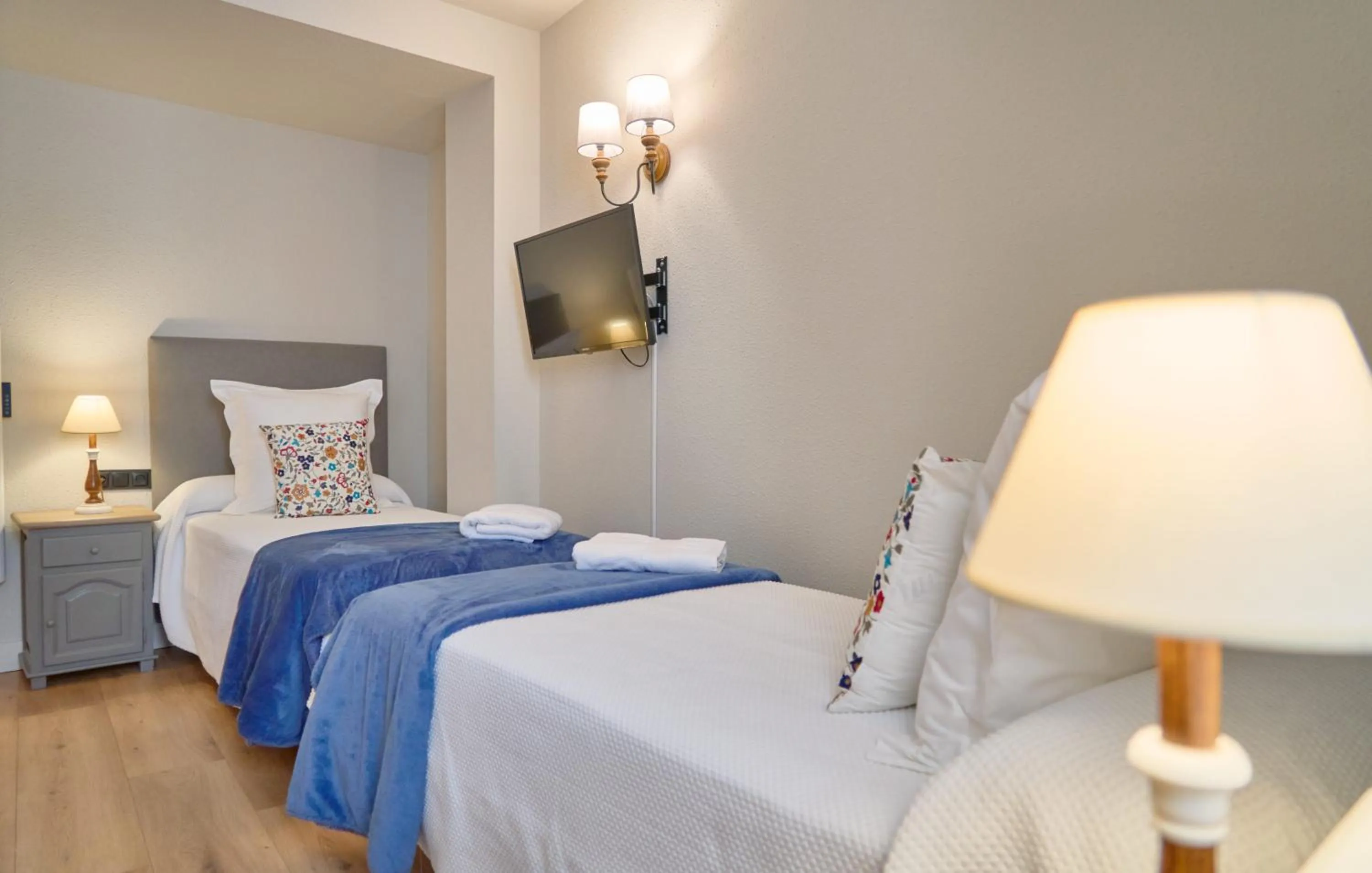 Bed in Hotel Anglada