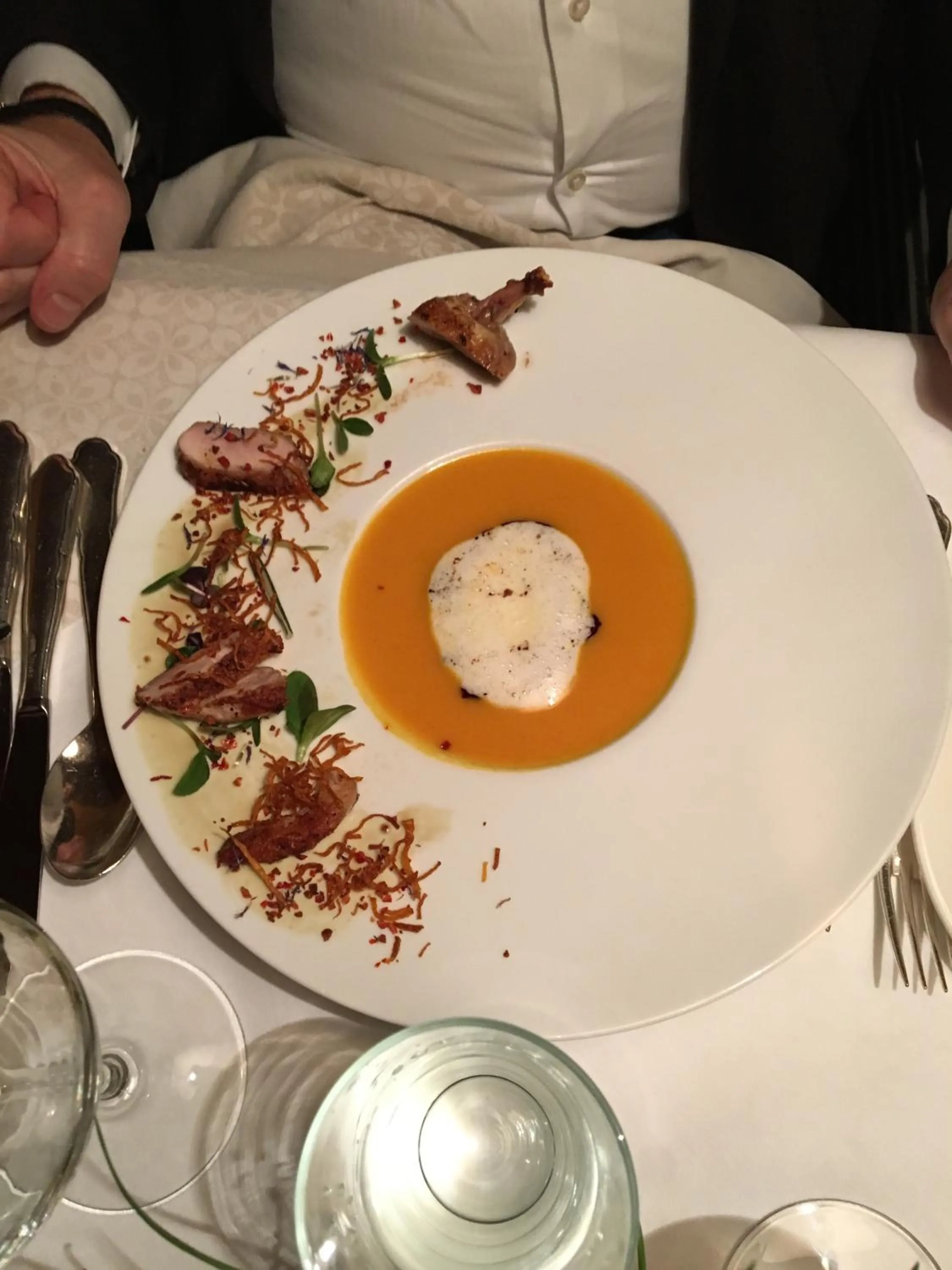 Food close-up in Hotel Restaurant Zur alten Gasse