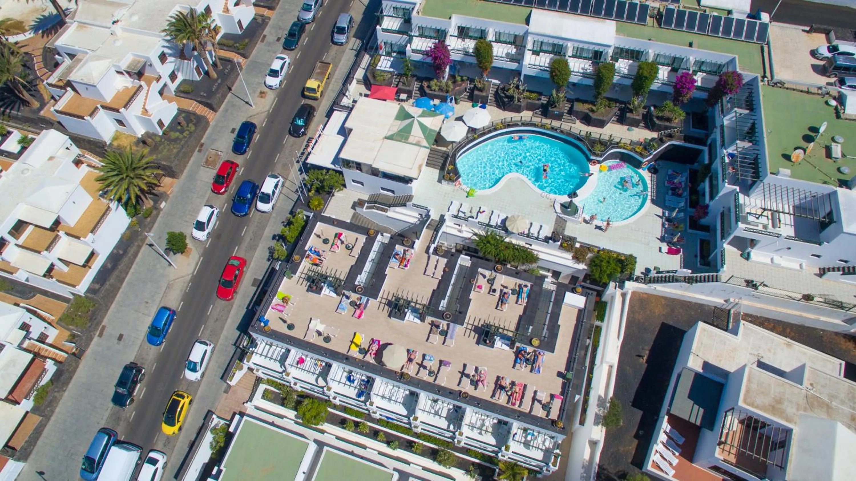 Bird's eye view in Apartamentos Moraña