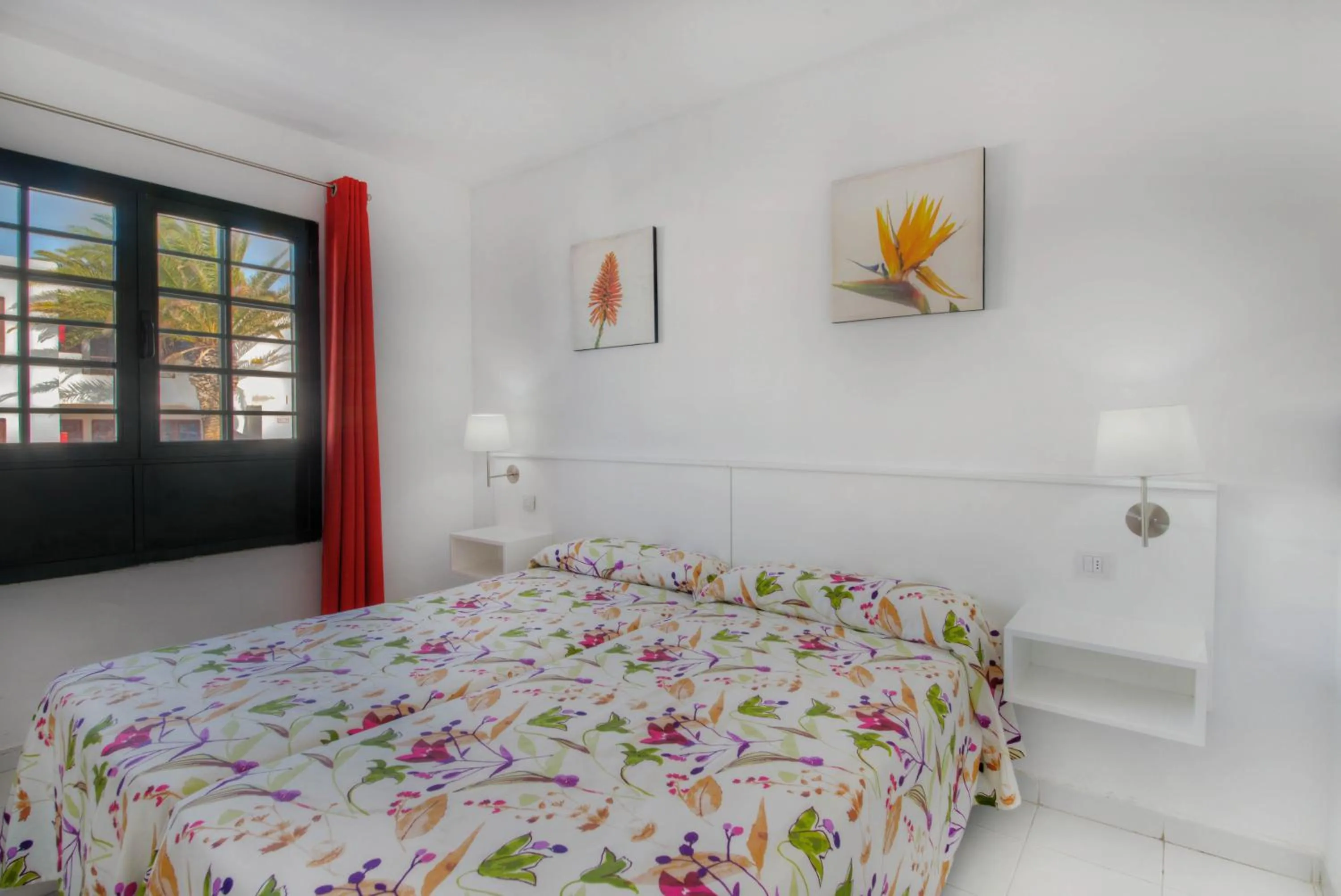 Bed in Apartamentos Moraña