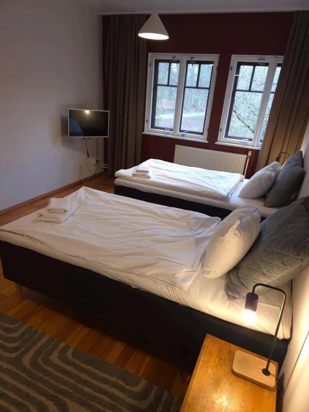 Bed in Park Hotel Brūzis