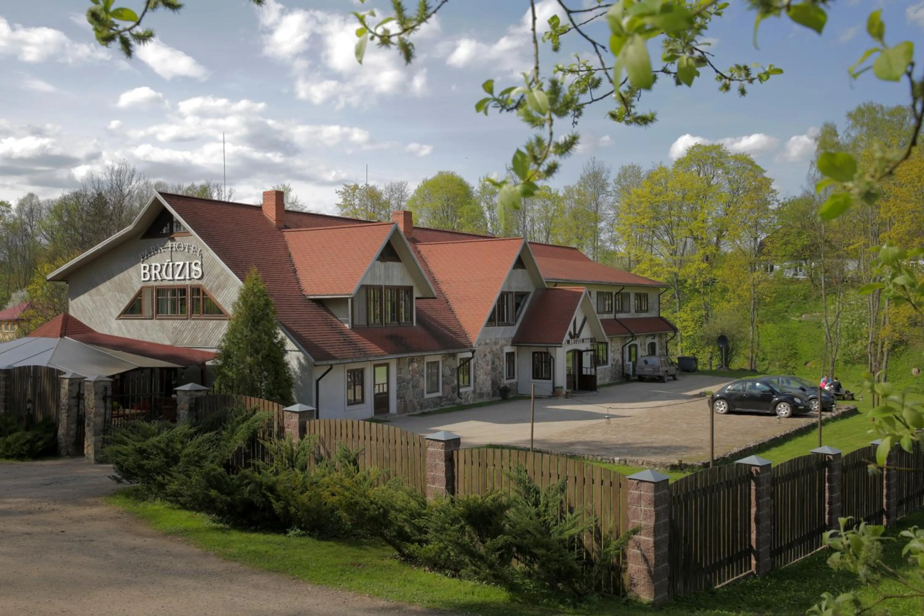 Property building in Park Hotel Brūzis