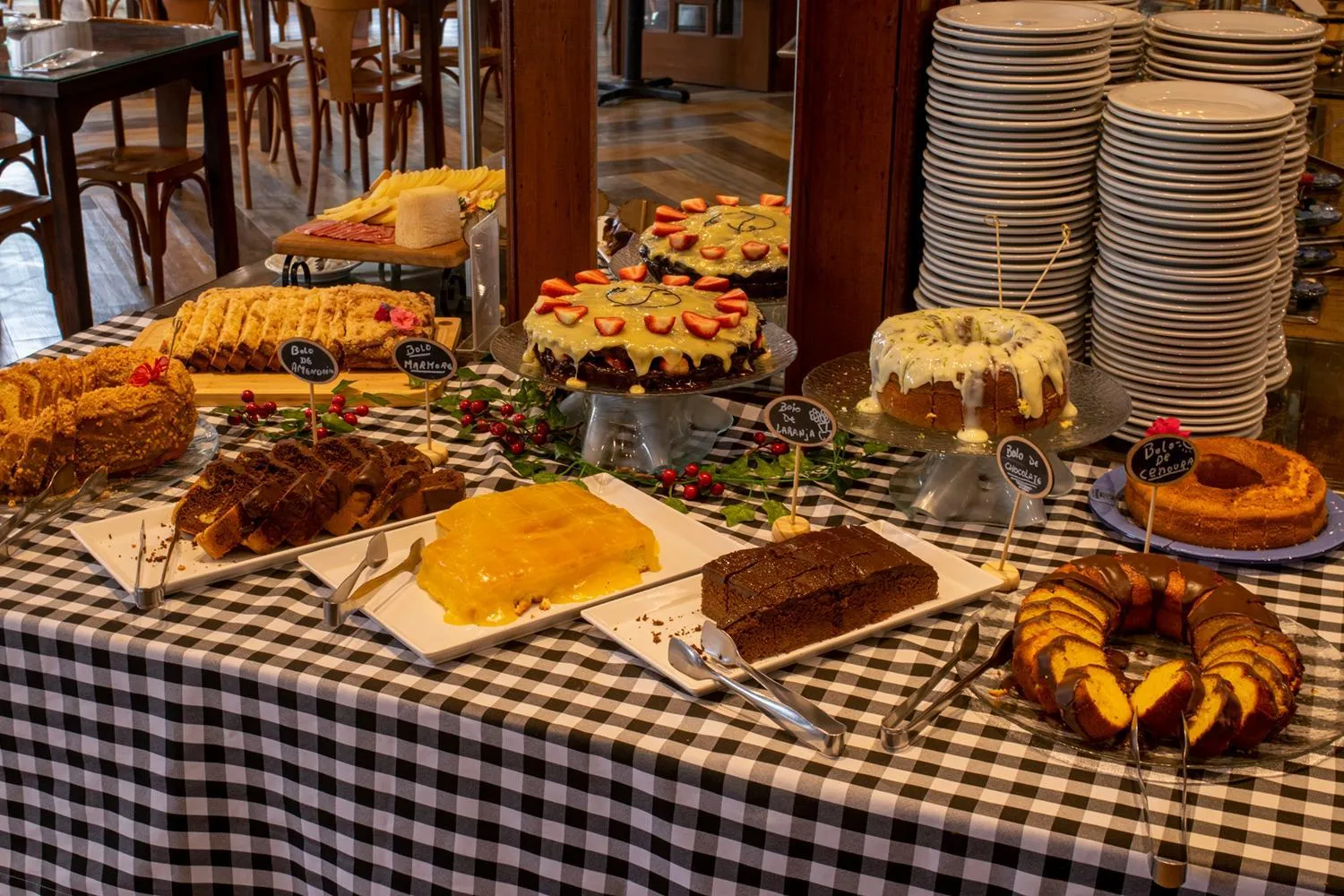 Buffet breakfast in Villa Bella Hotel & SPA Gramado
