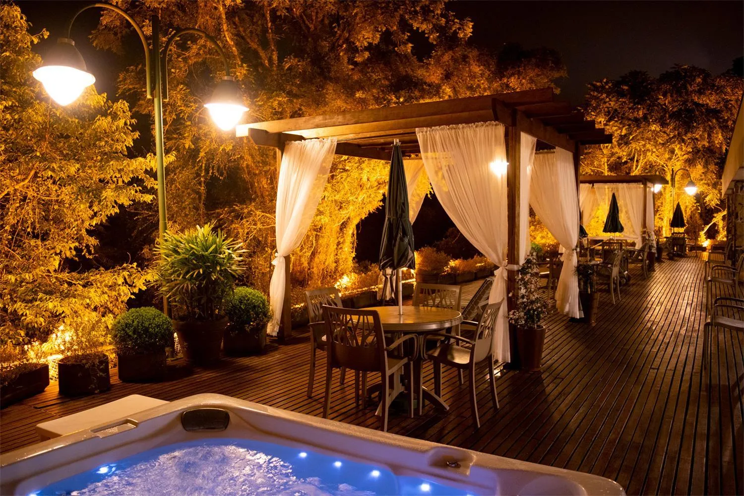 Patio in Villa Bella Hotel & SPA Gramado