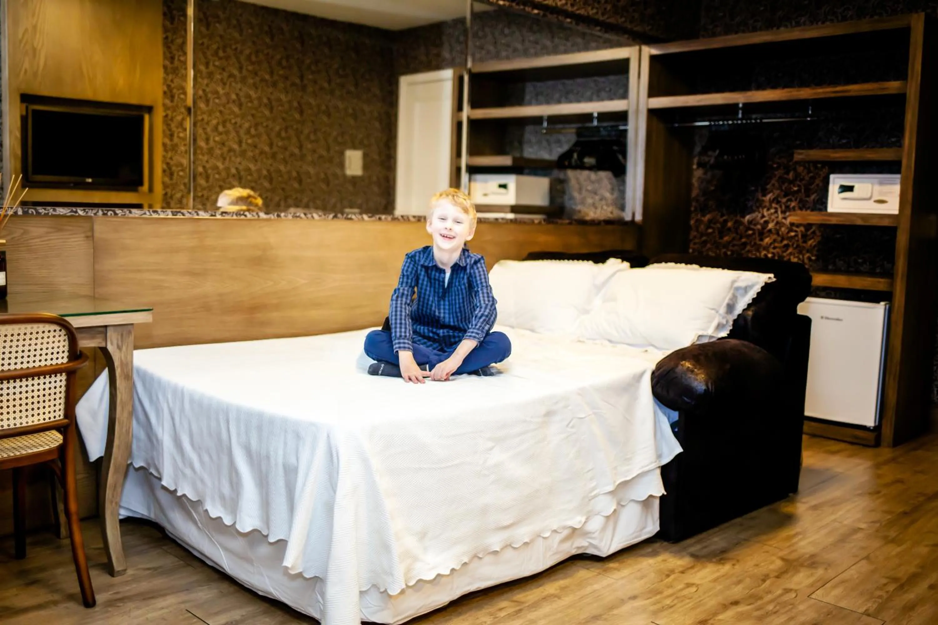 Bed in Villa Bella Hotel & SPA Gramado