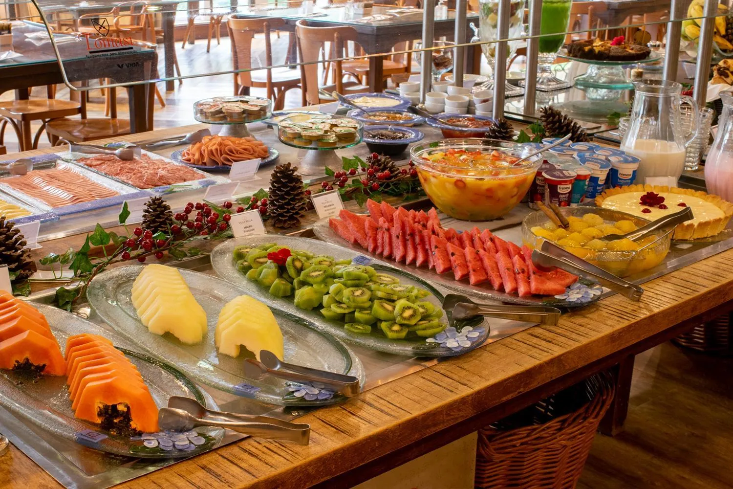 Buffet breakfast in Villa Bella Hotel & SPA Gramado