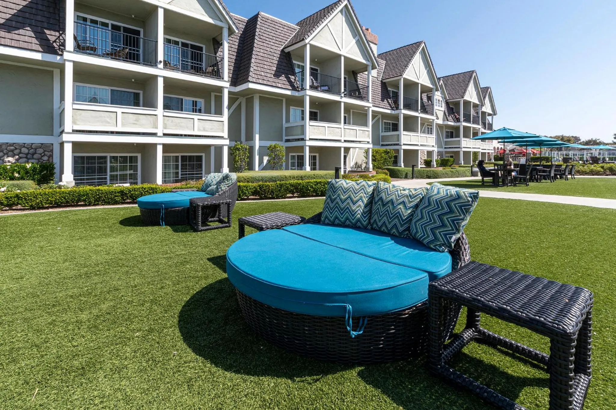 sunbed in Carlsbad Inn Beach Resort