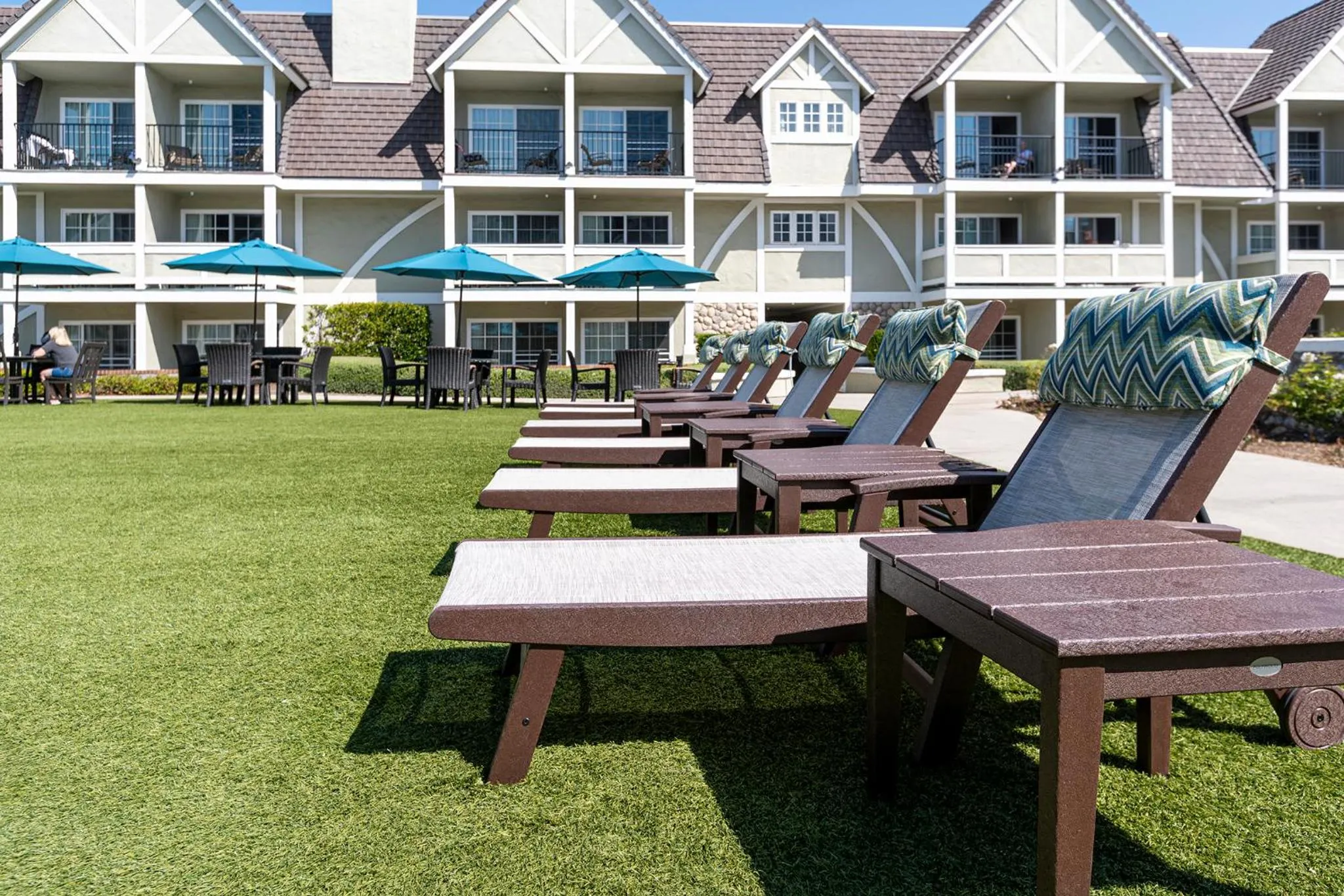 sunbed in Carlsbad Inn Beach Resort