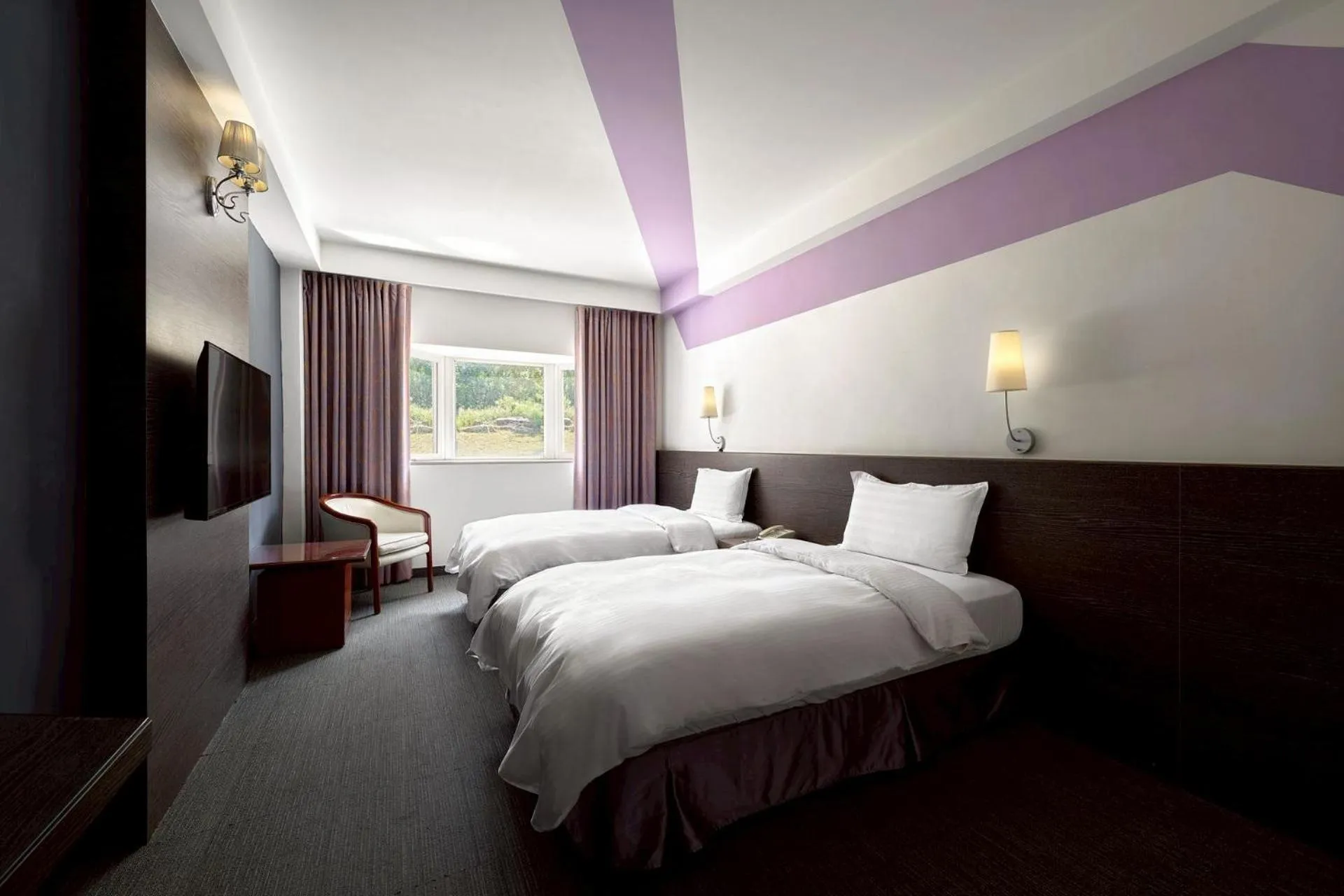 Bed in Haifu Garden Hotel