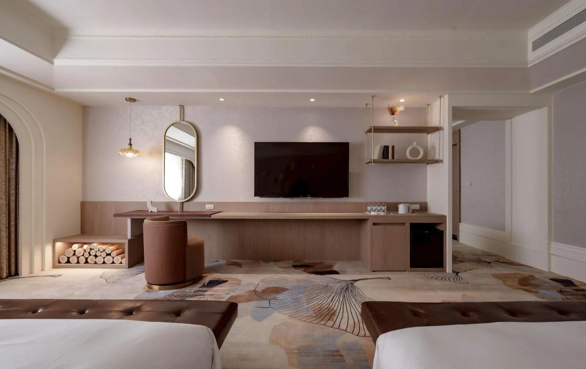 Bed in Haifu Garden Hotel