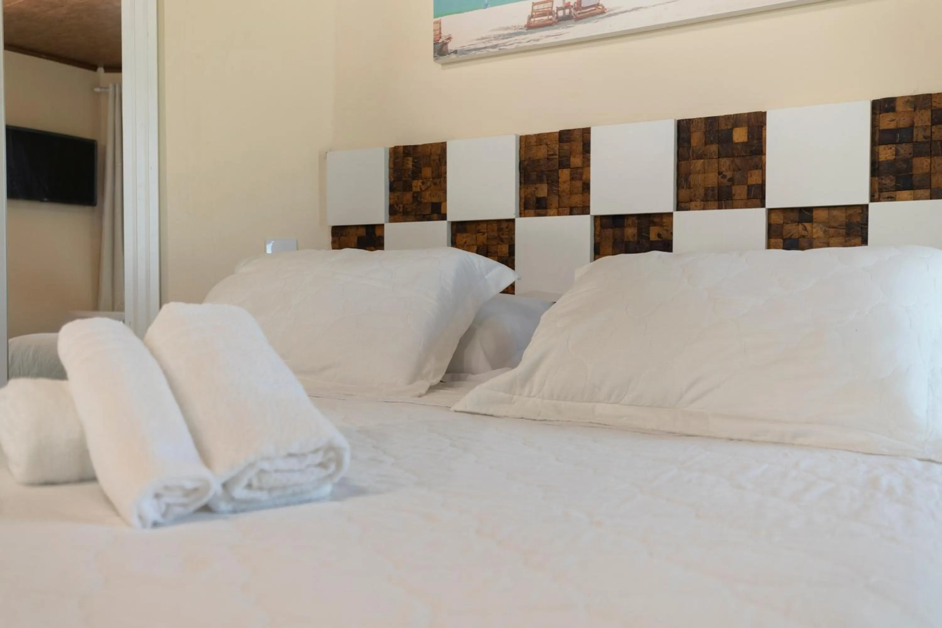 Bed in Hotel Morro De São Paulo