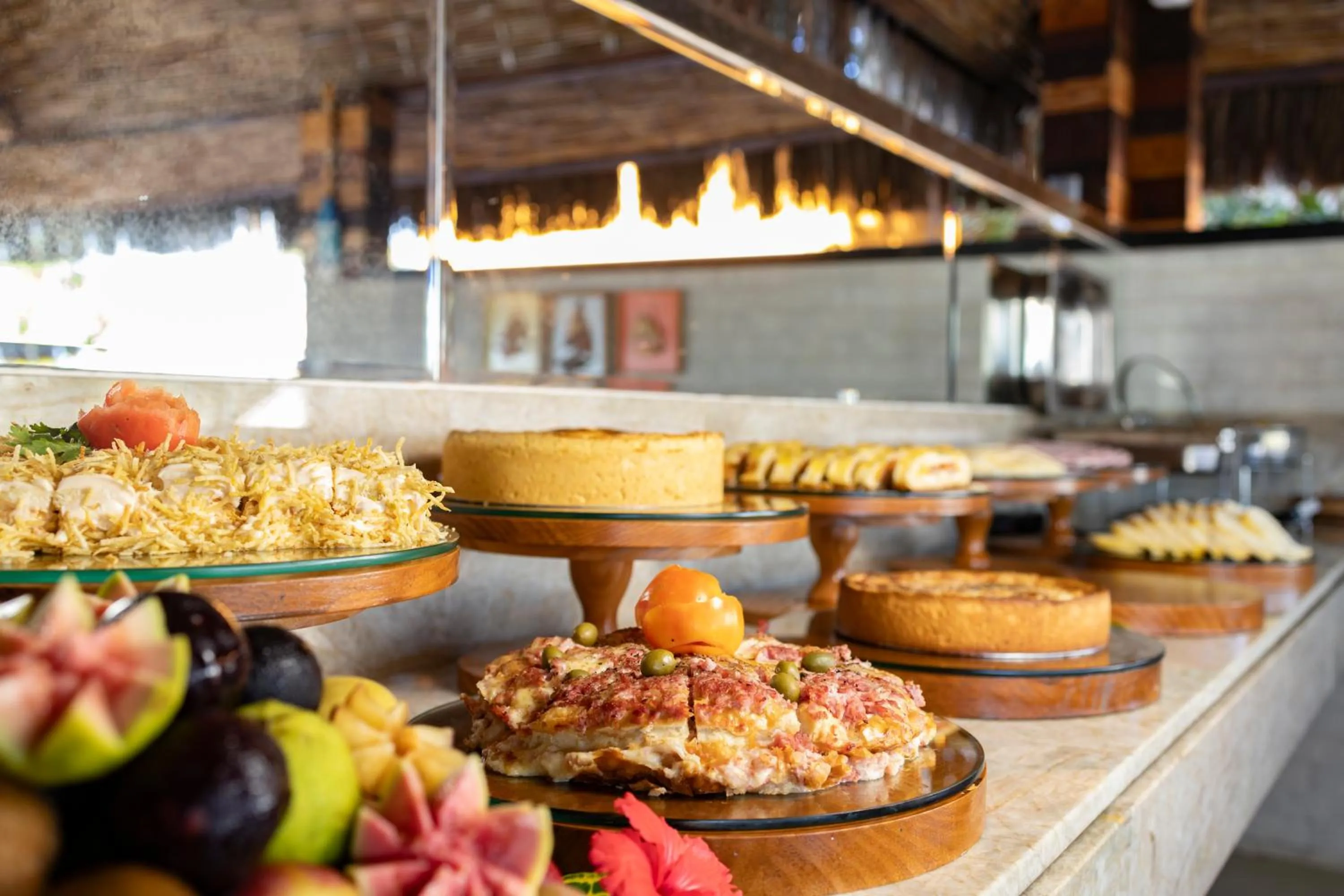 Buffet breakfast in Hotel Morro De São Paulo