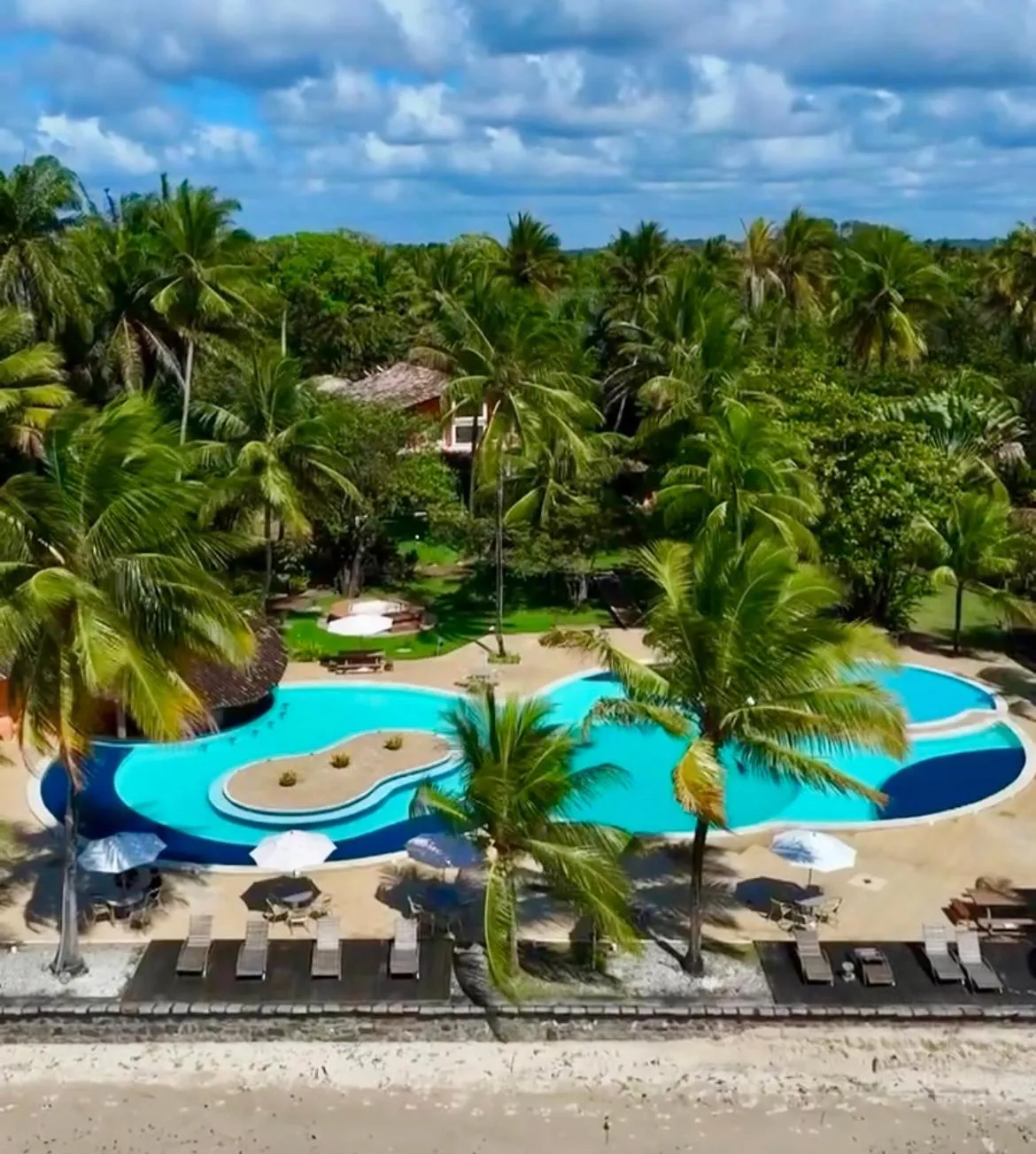 Bird's eye view in Hotel Karapitangui