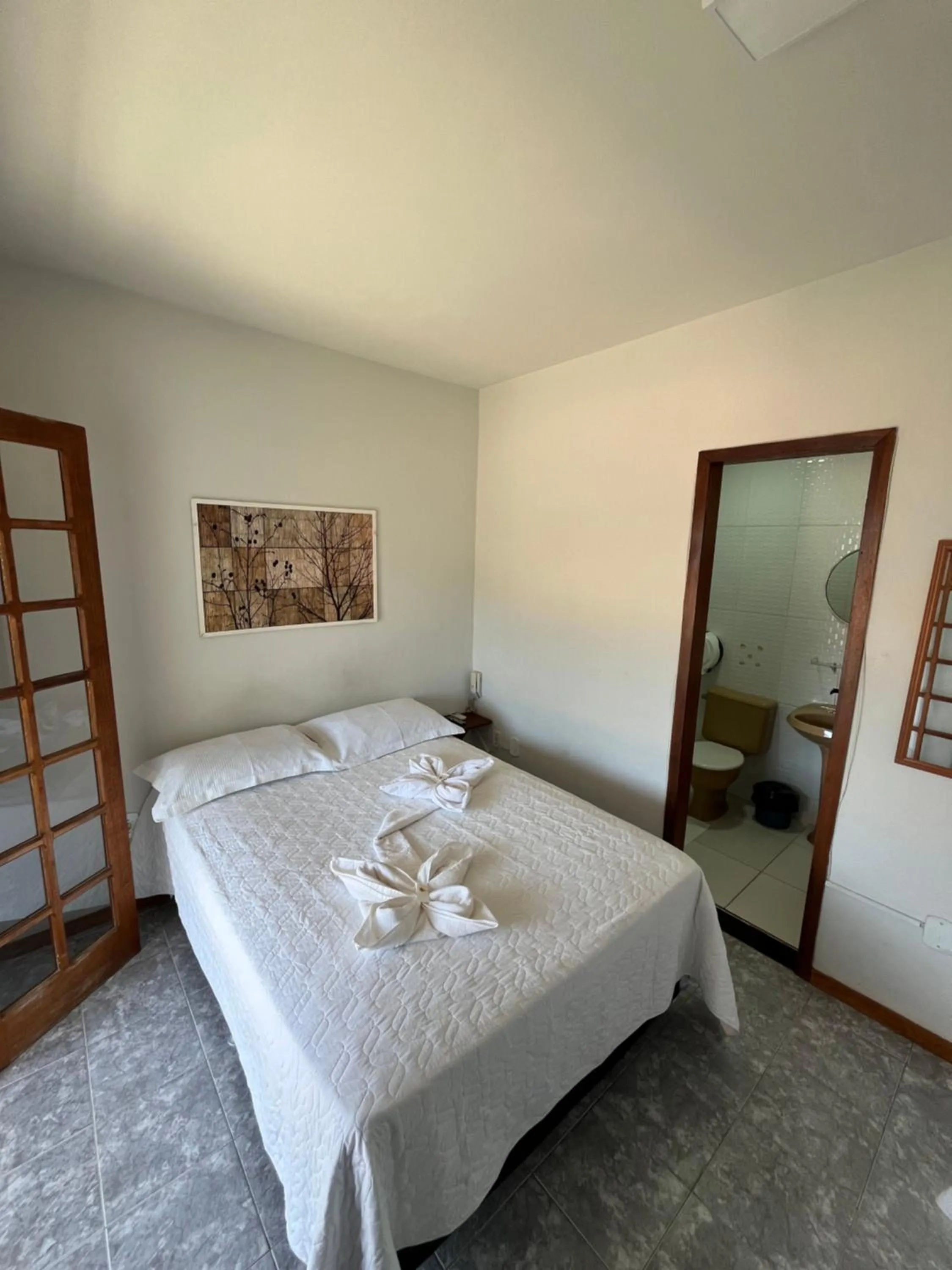 Bed in Pousada Paraíso do Atlântico