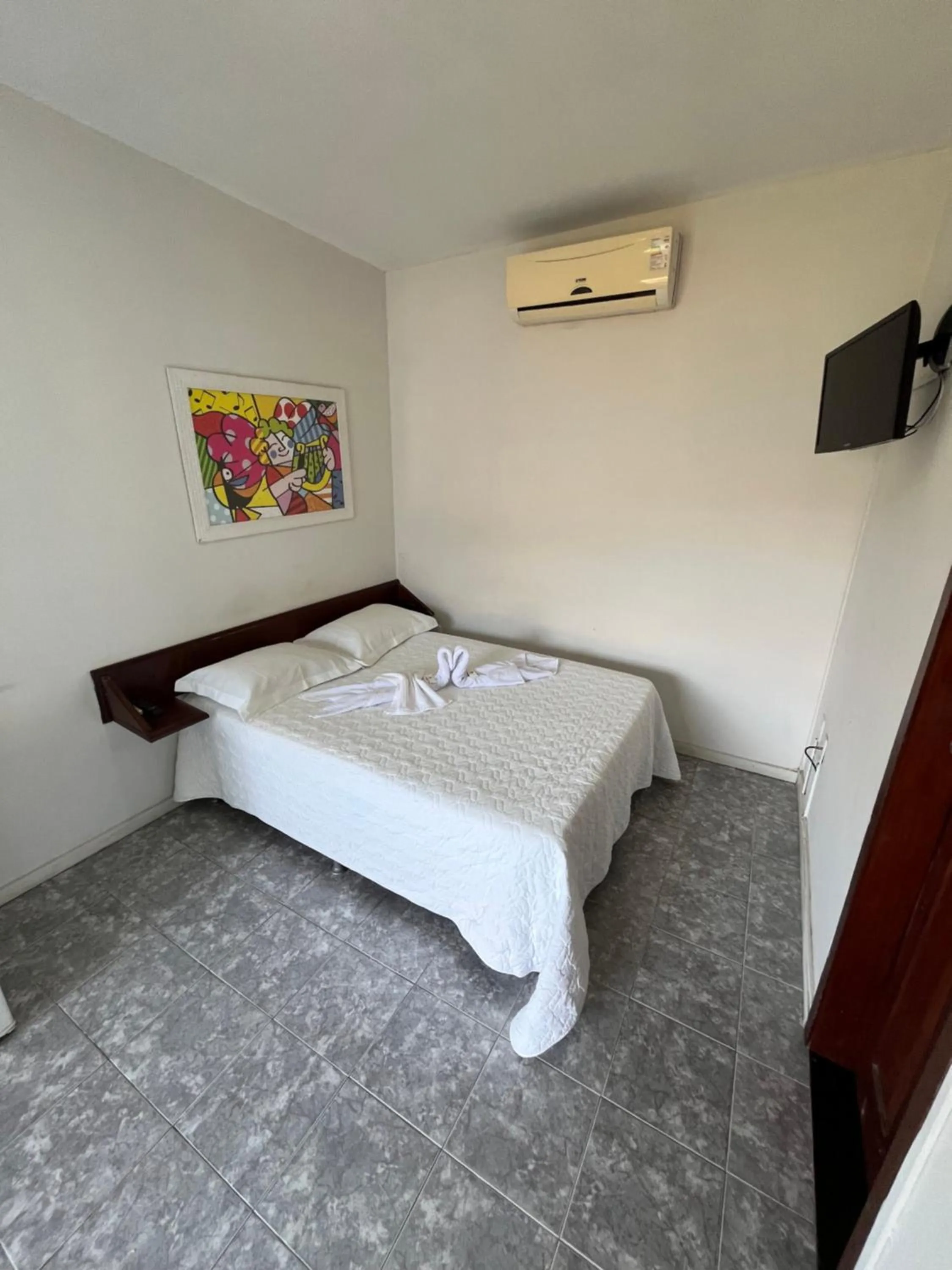 Bed in Pousada Paraíso do Atlântico