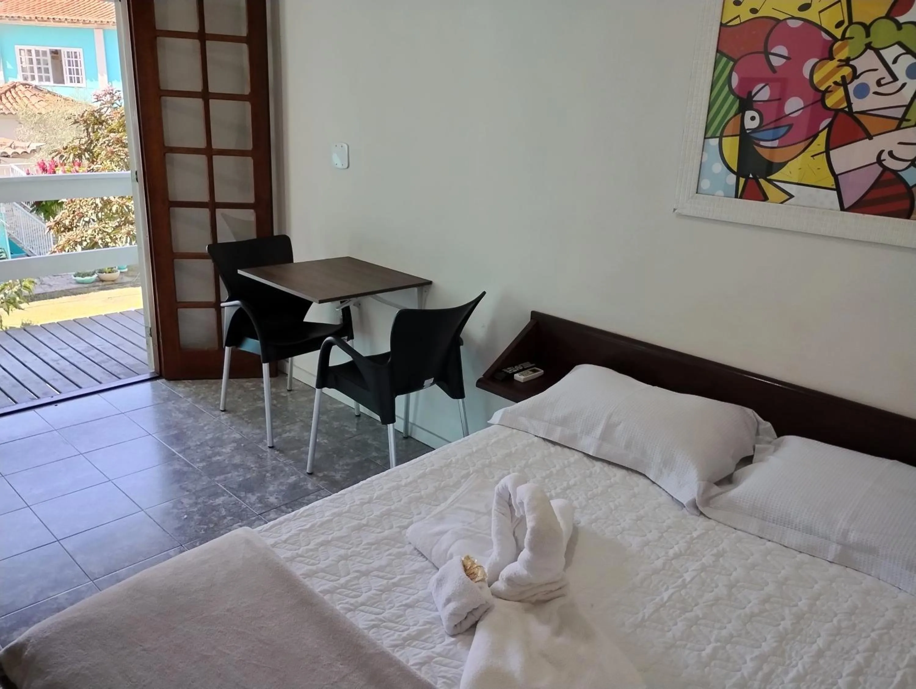 Bed in Pousada Paraíso do Atlântico