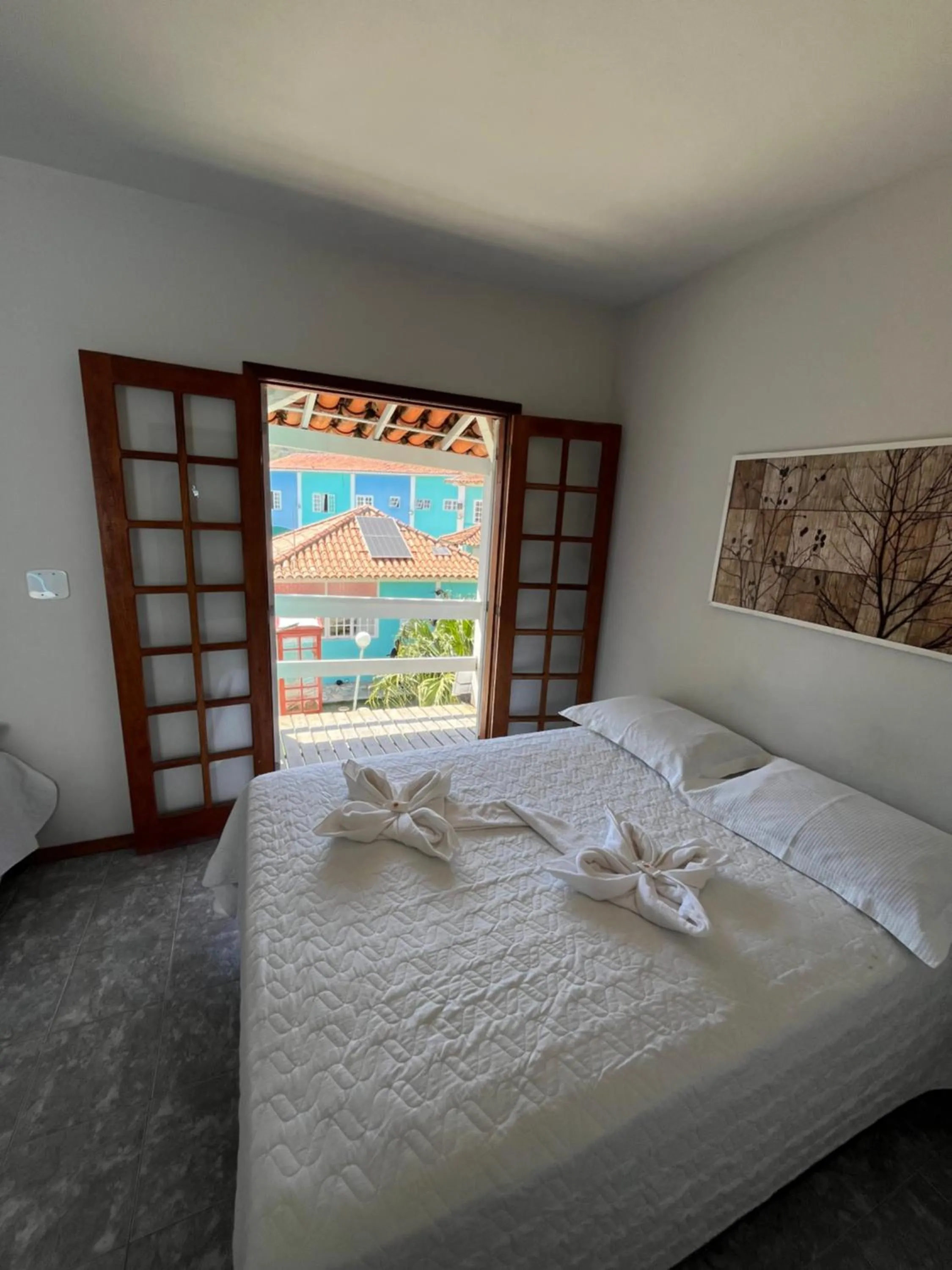 Bed in Pousada Paraíso do Atlântico